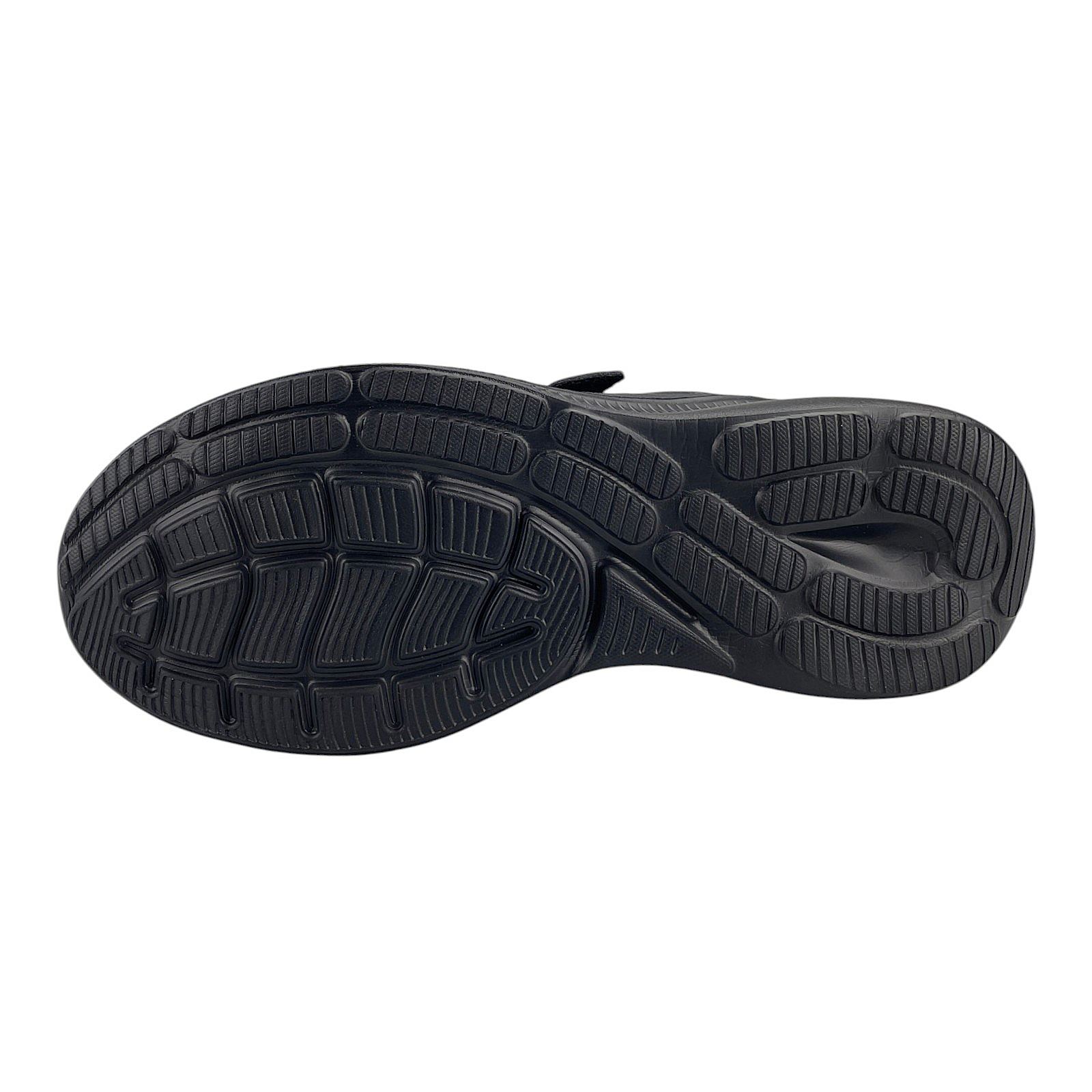 Herren Sneaker Klettverschluss Sportschuhe Freizeitschuhe Leicht Turnschuhe Neu Schwarz 44