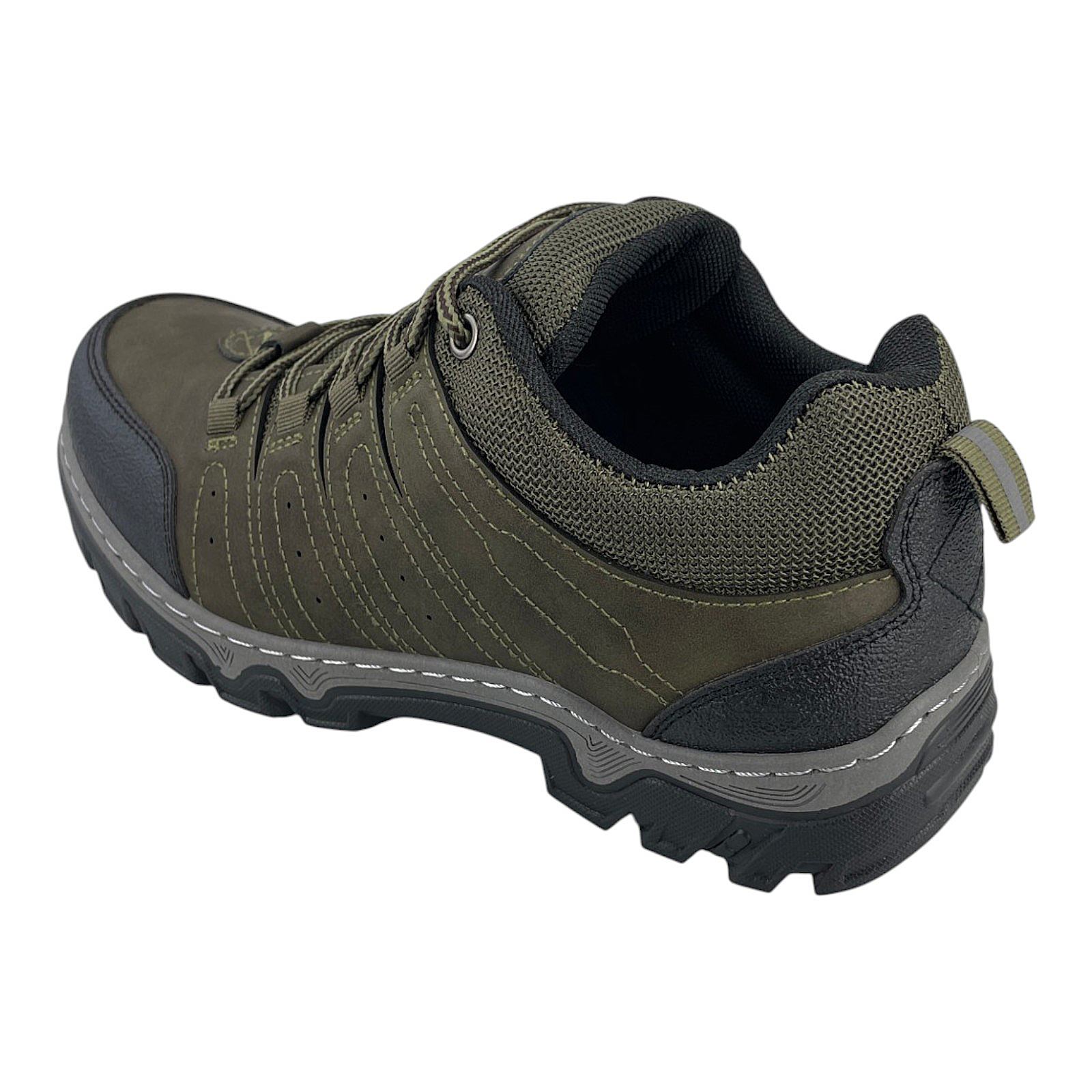 Herren Halbschuhe Outdoor Trekkingschuhe Wander Sneaker Schuhe Profilsohle 3019 Khaki 43