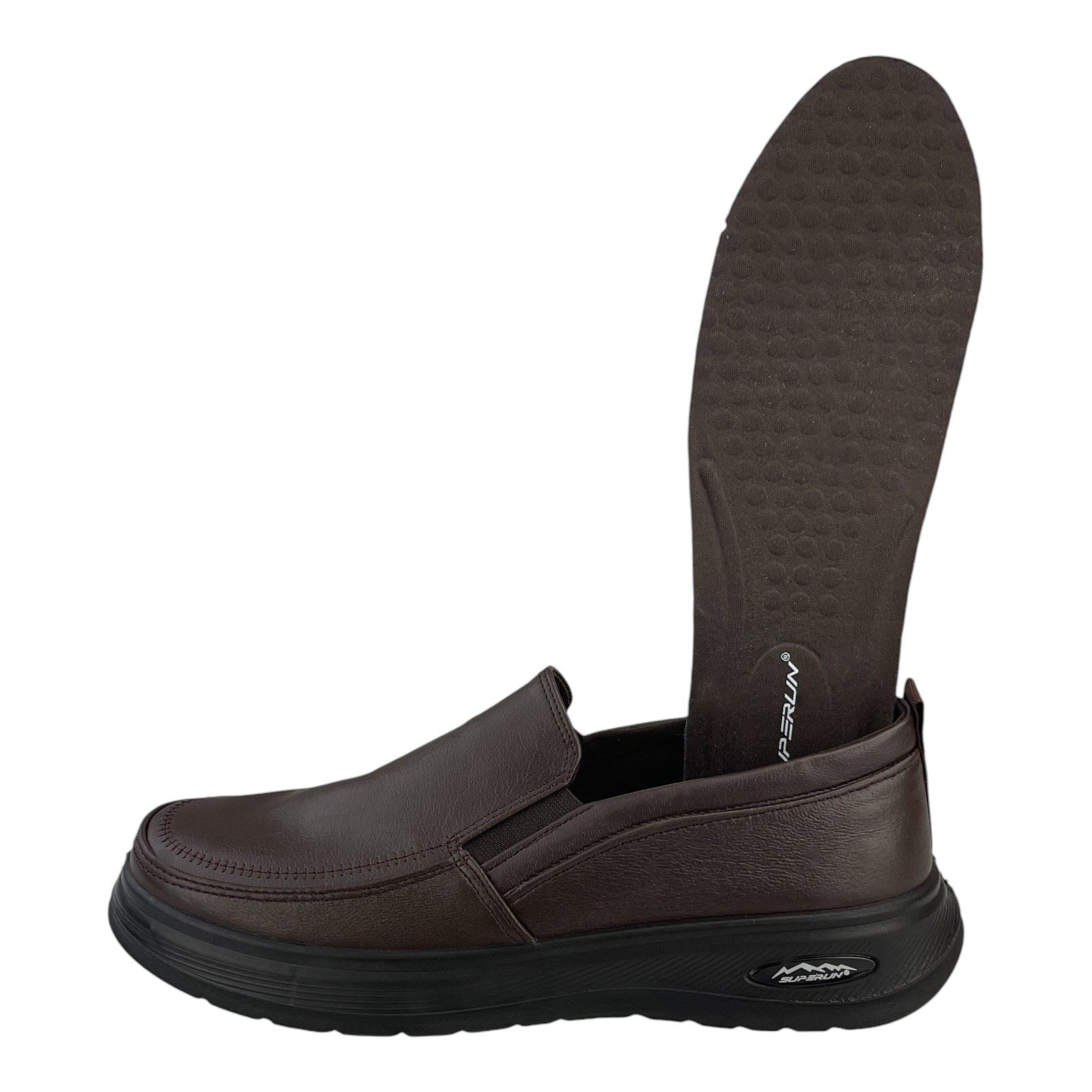 Herren Slipper Halbschuhe Schlupfschuhe Schuhe Business Abendschuhe 41-46 NEU Braun 45