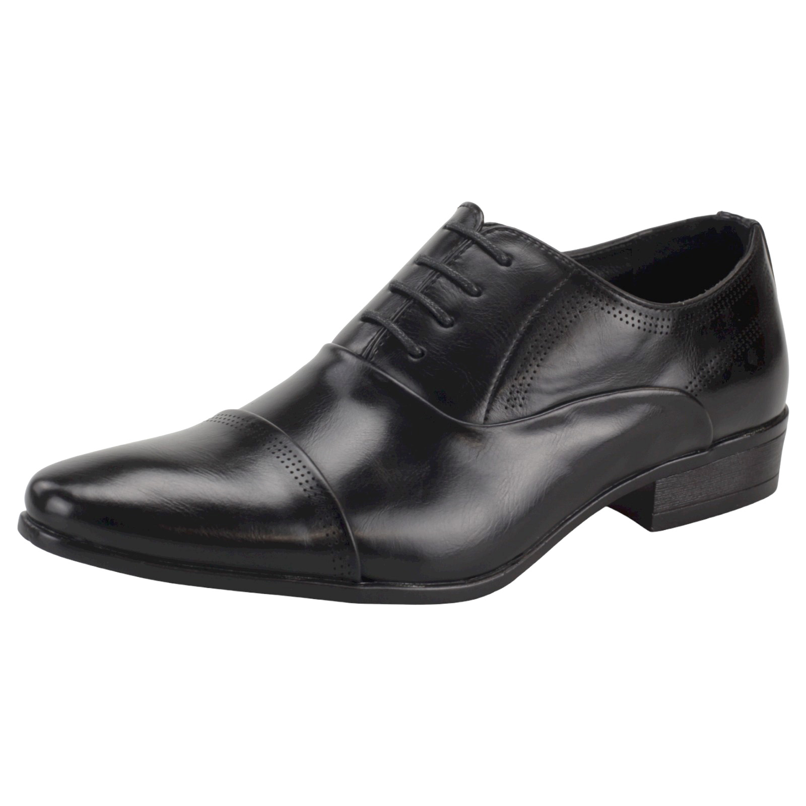 Herren Business Schuhe Halbschuhe Anzug Abendschuhe Schnürer Derby Elegant 1342 Schwarz 1343 EUR 45