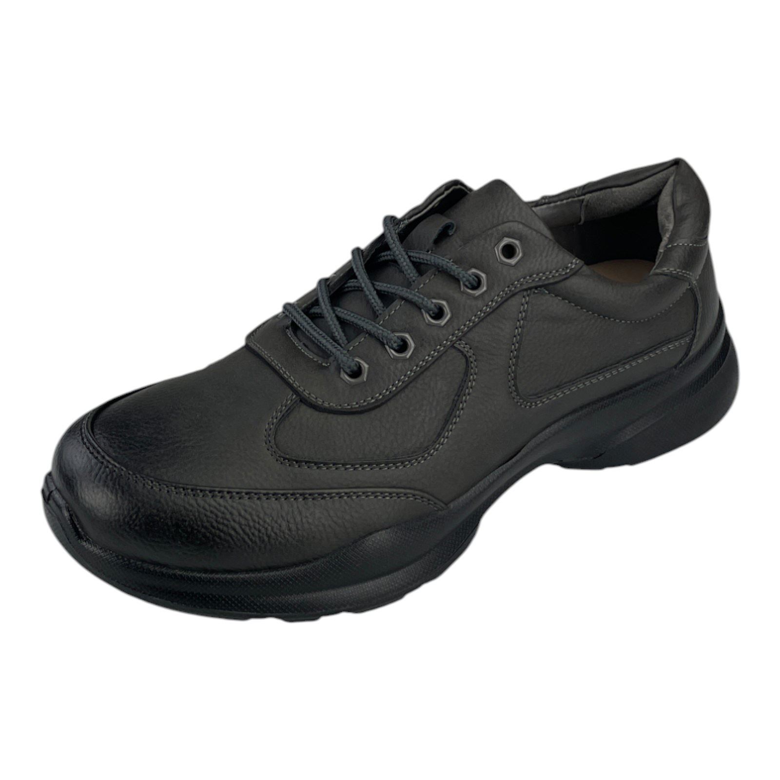 Herren Schnürer Halbschuhe Leder-Optik Freizeitschuhe Kunstleder 1382 Grau 40