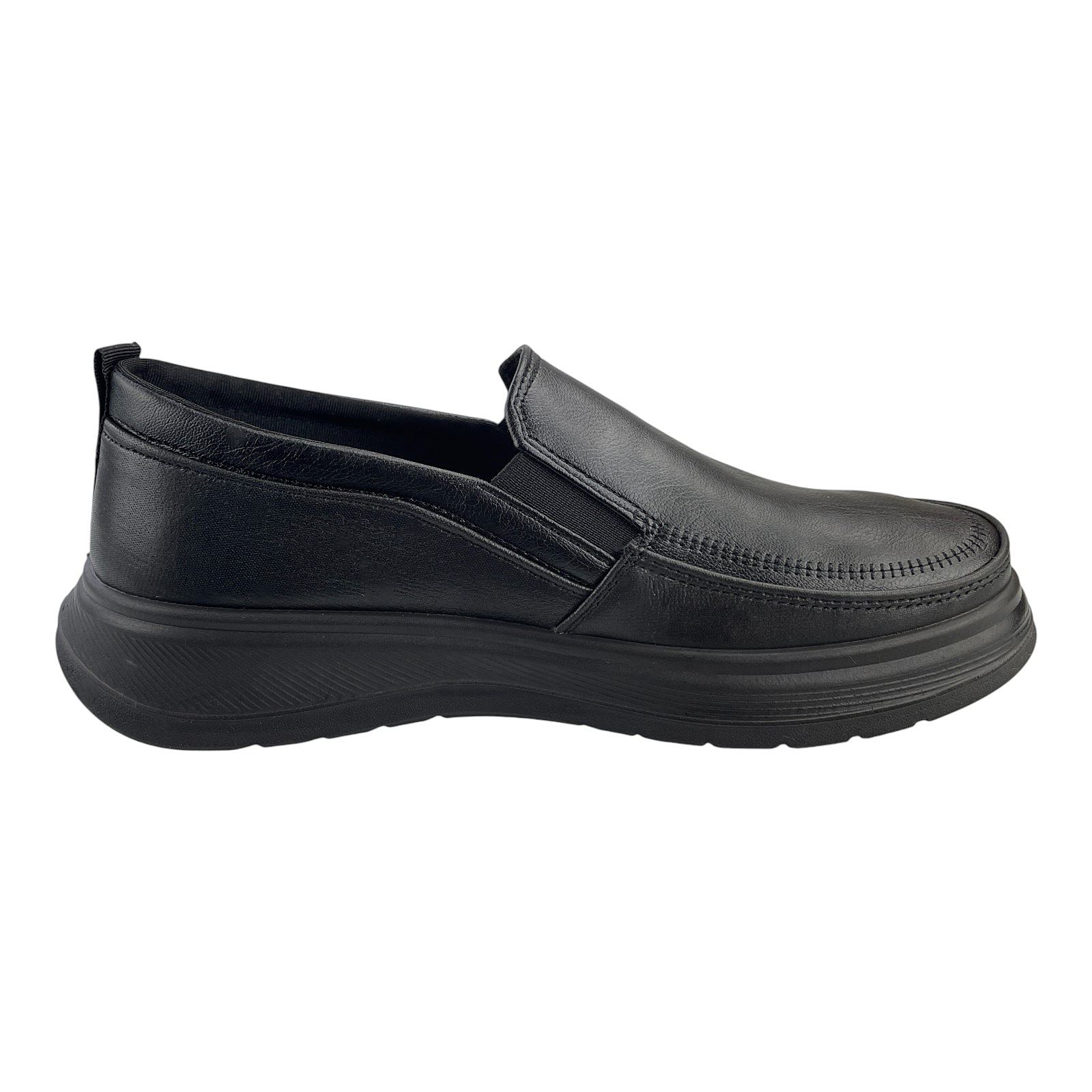 Herren Slipper Halbschuhe Schlupfschuhe Schuhe Business Abendschuhe 41-46 NEU Schwarz 45