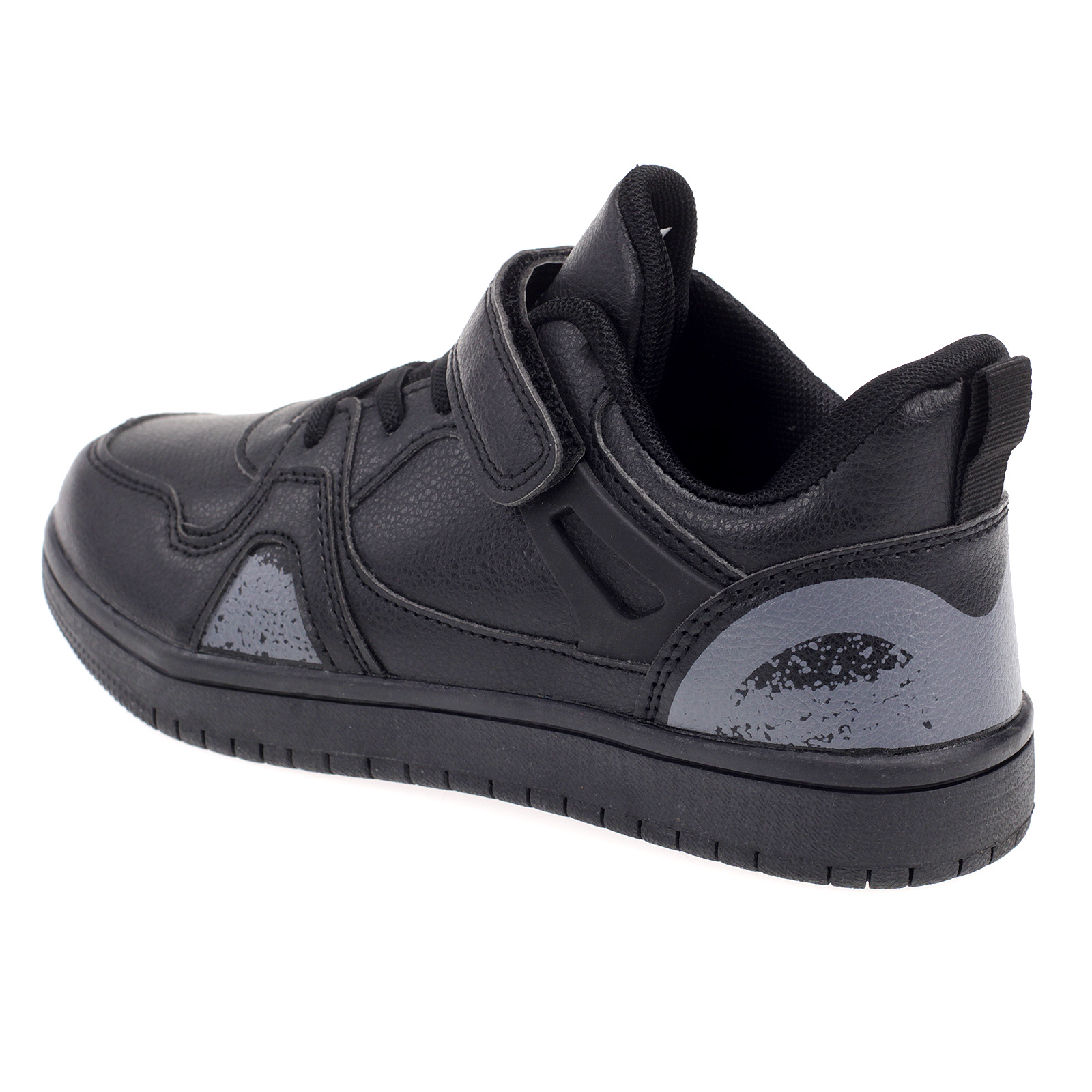 Kinder Sportschuhe Sneaker Schwarz Grau 2253