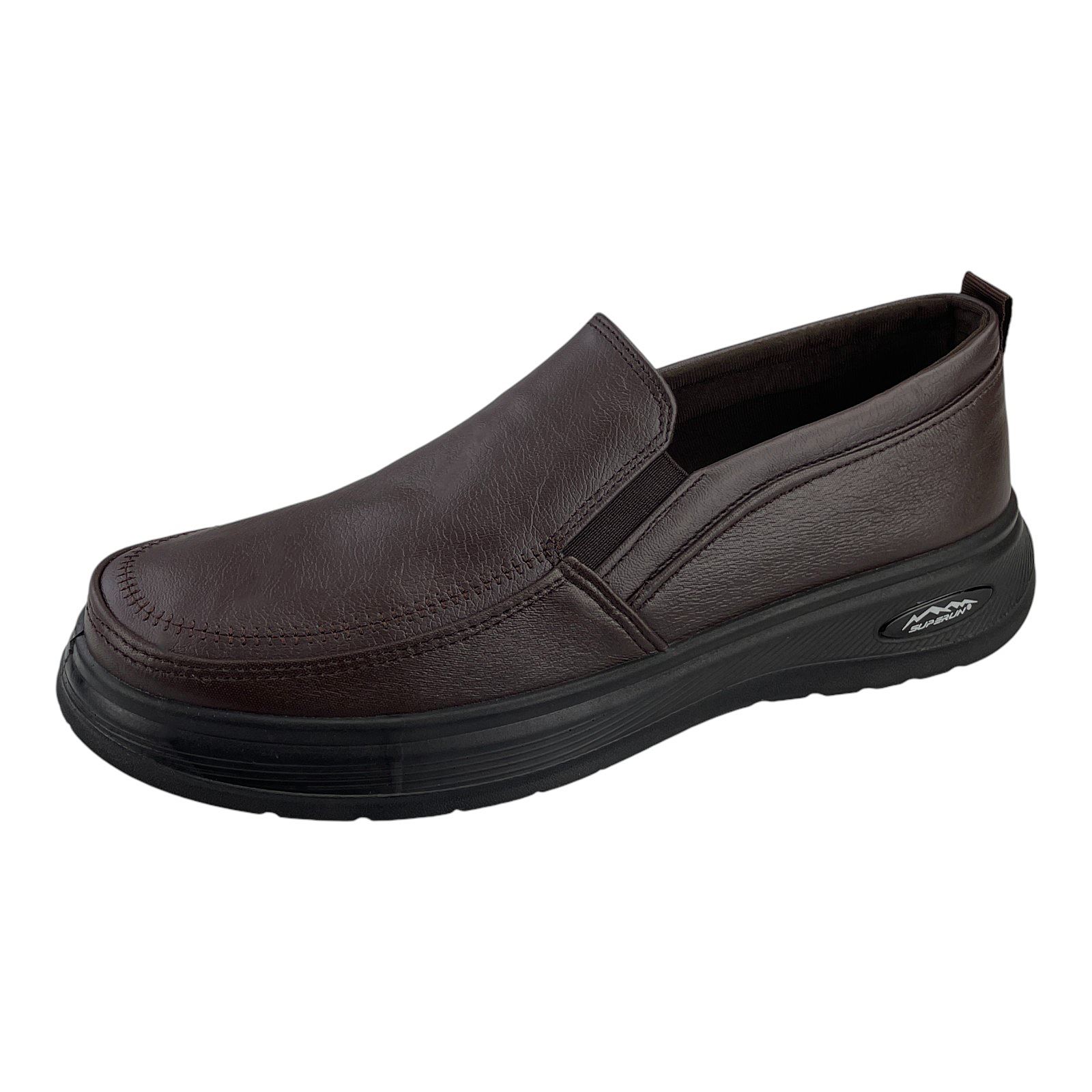Herren Slipper Halbschuhe Schlupfschuhe Schuhe Business Abendschuhe 41-46 NEU Braun 45