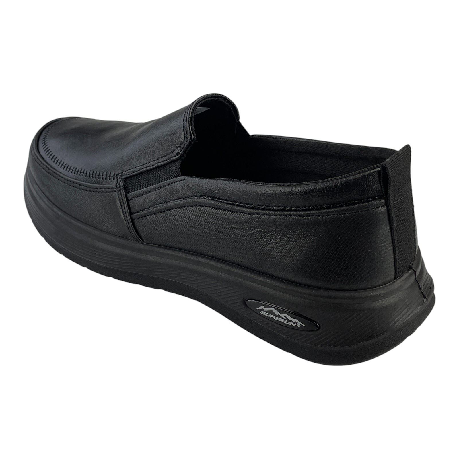 Herren Slipper Halbschuhe Schlupfschuhe Schuhe Business Abendschuhe 41-46 NEU Schwarz 45