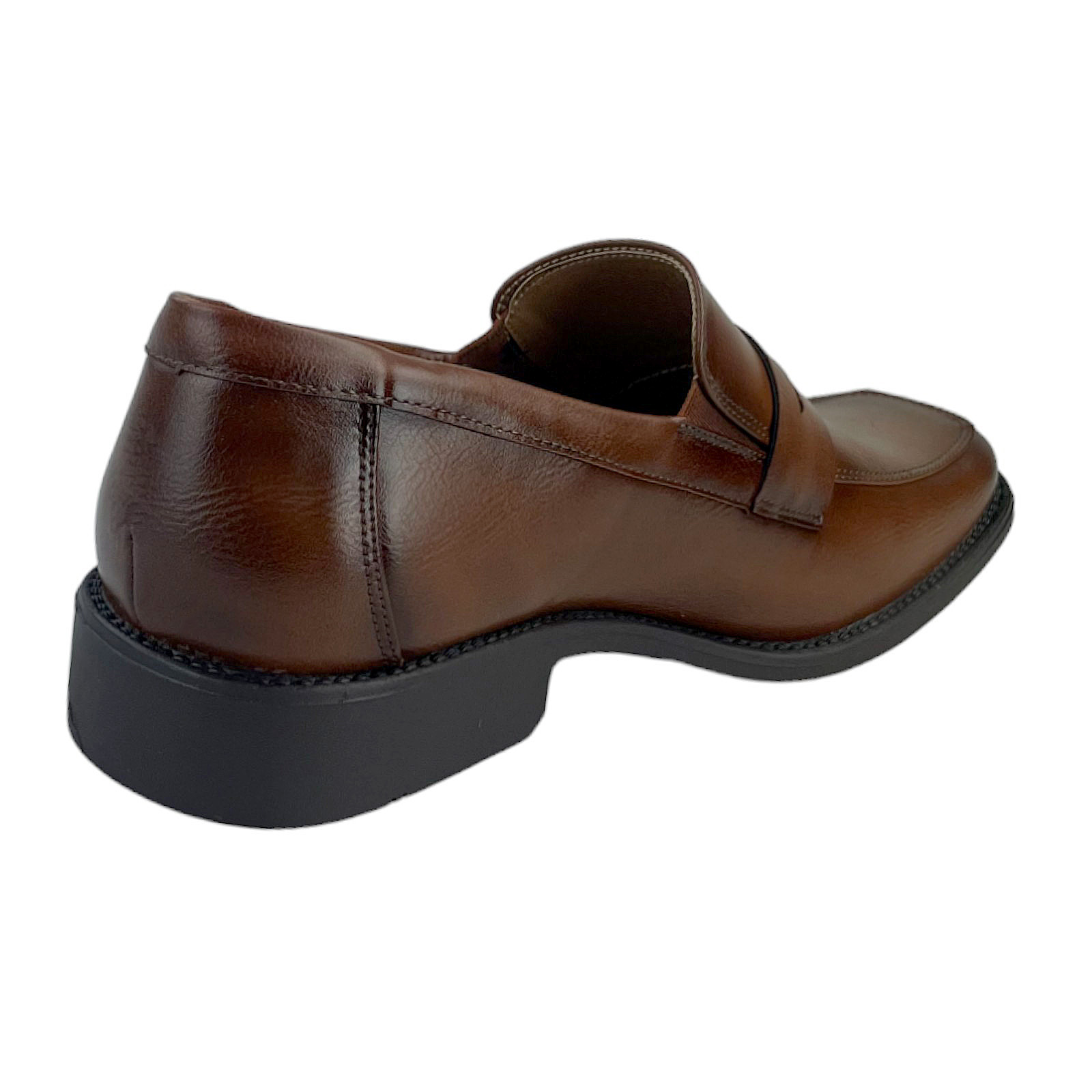 Herren Slipper Business Schuhe Leder-Optik Halbschuhe Loafer Schwarz Braun 1375 Camel EUR 43