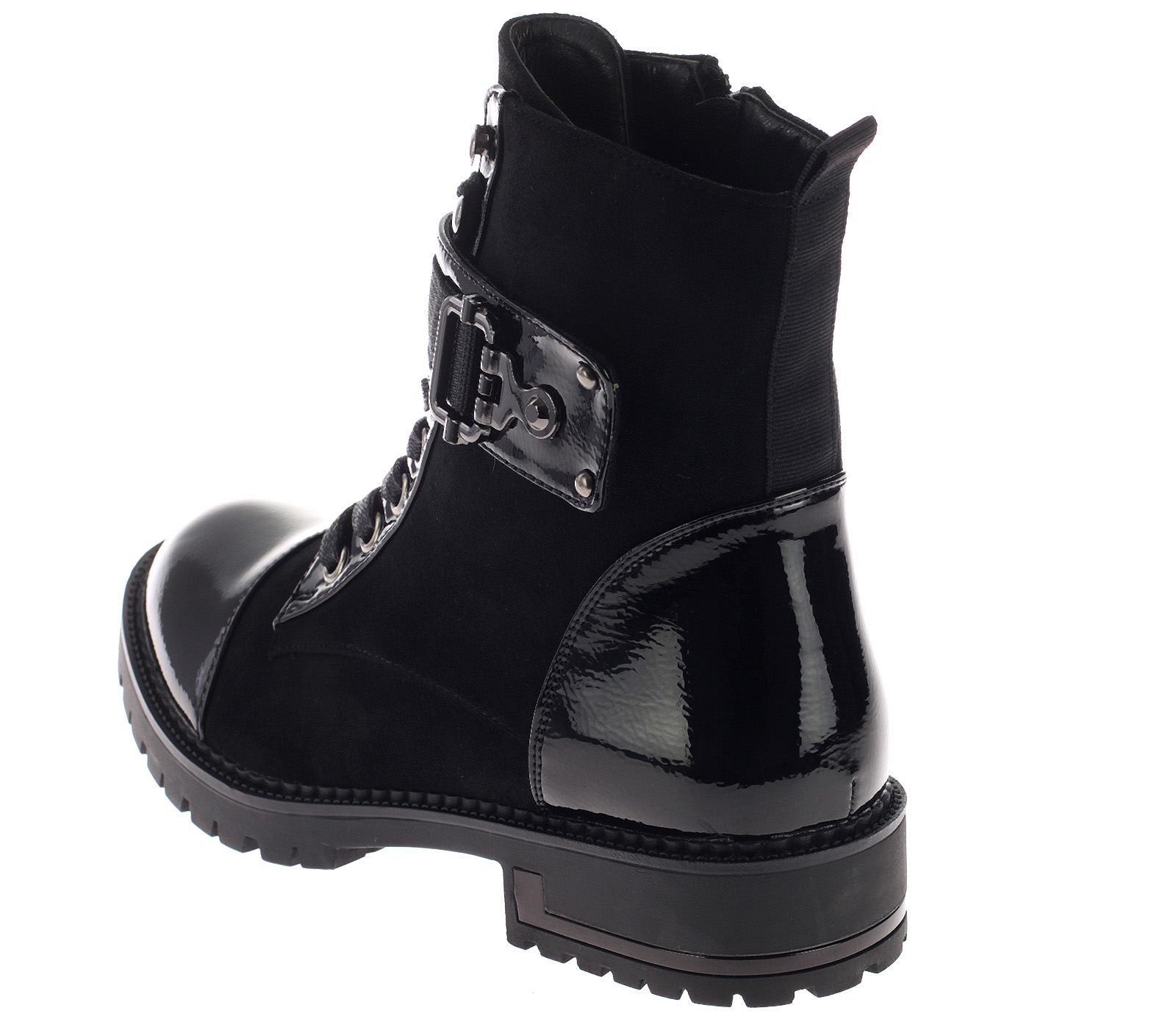 Damen Stiefeletten Boots Gefüttert Schwarz Damen Stiefeletten Boots Gefüttert Schwarz