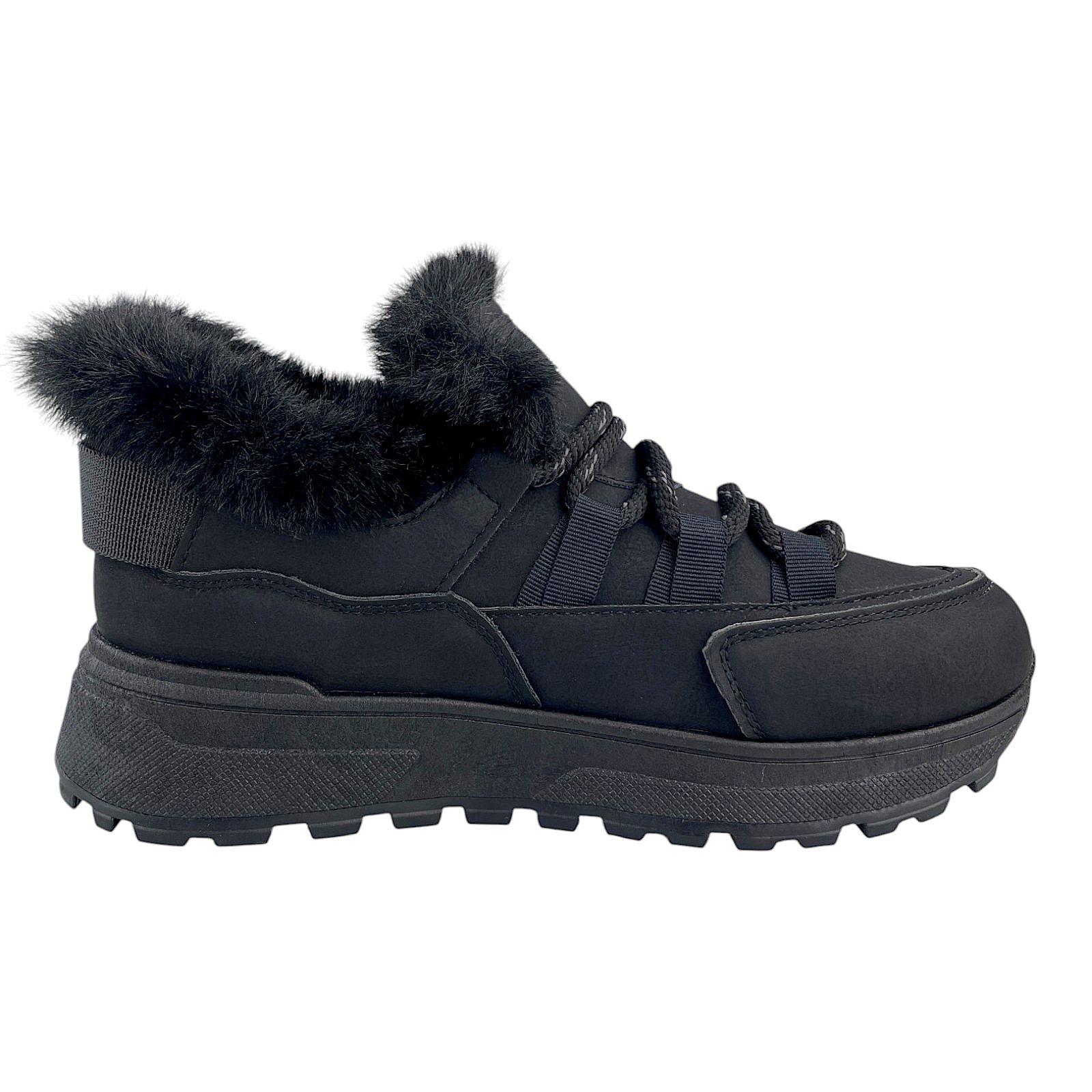 Damen Sneaker Gefüttert Stiefeletten Boots Stiefel Chunky Winterschuhe Warmfutter 8101
