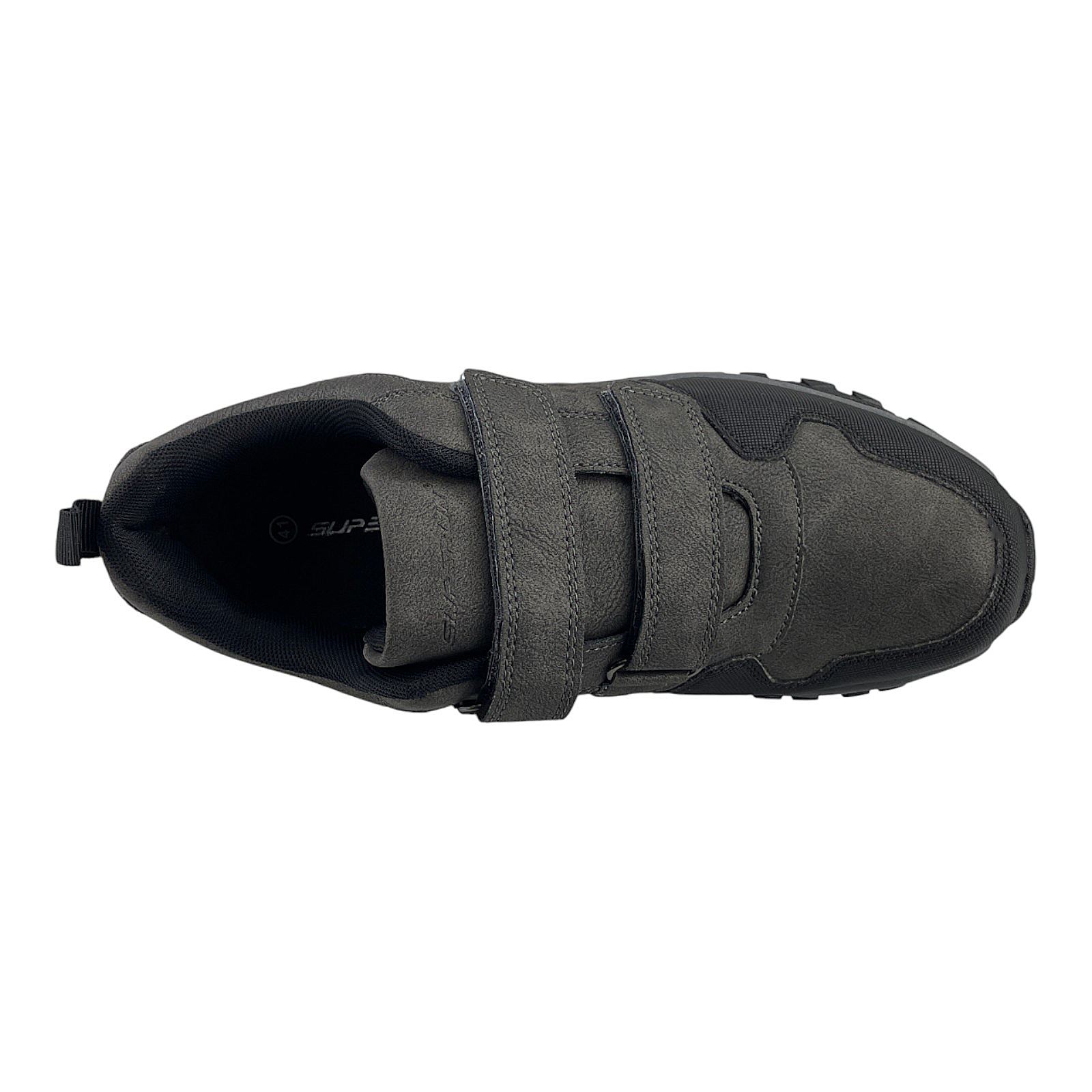 Herren Halbschuhe Trekkingschuhe Outdoor Klettverschluss Schuhe Profilsohle 8673 Grau 41