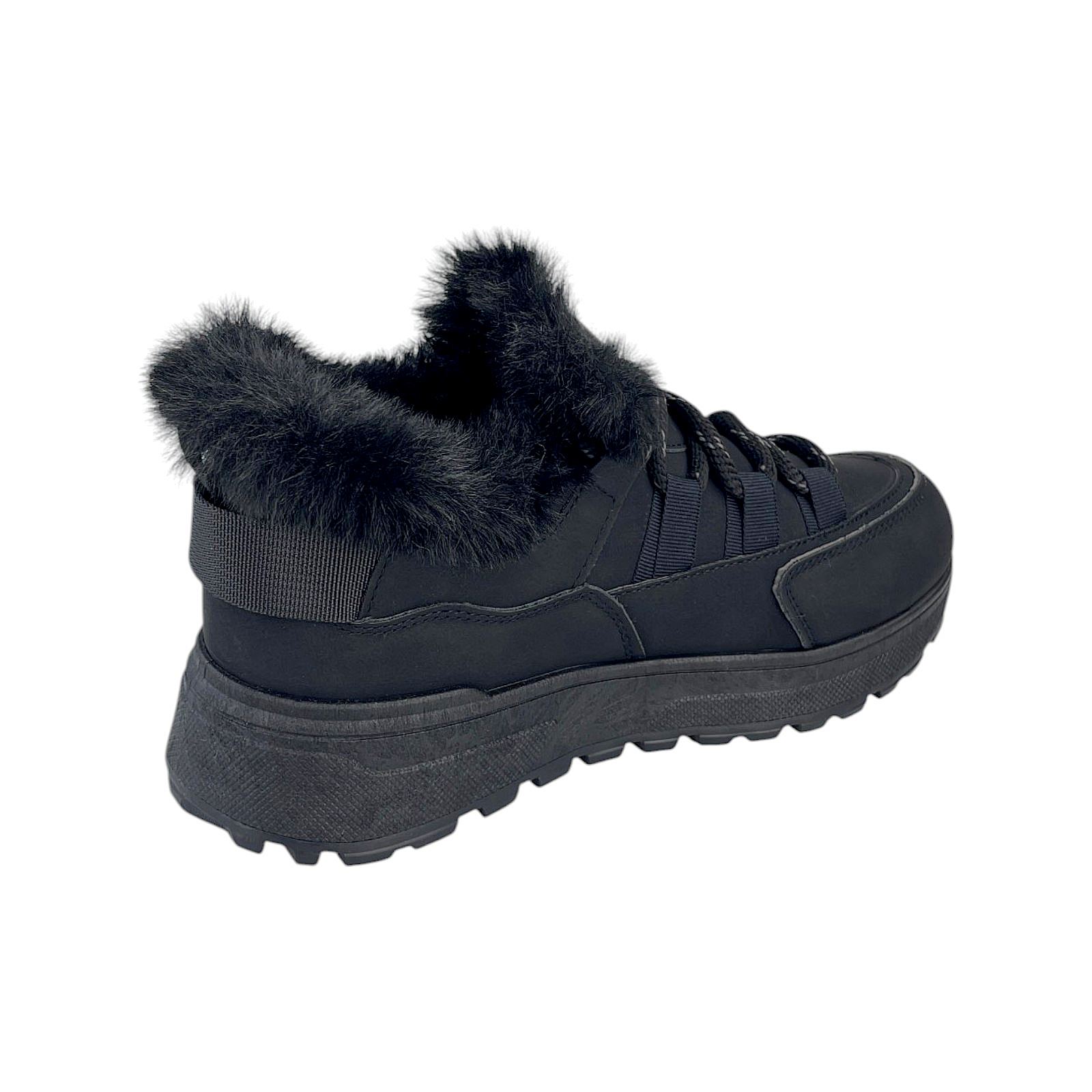 Damen Sneaker Gefüttert Stiefeletten Boots Stiefel Chunky Winterschuhe Warmfutter 8101
