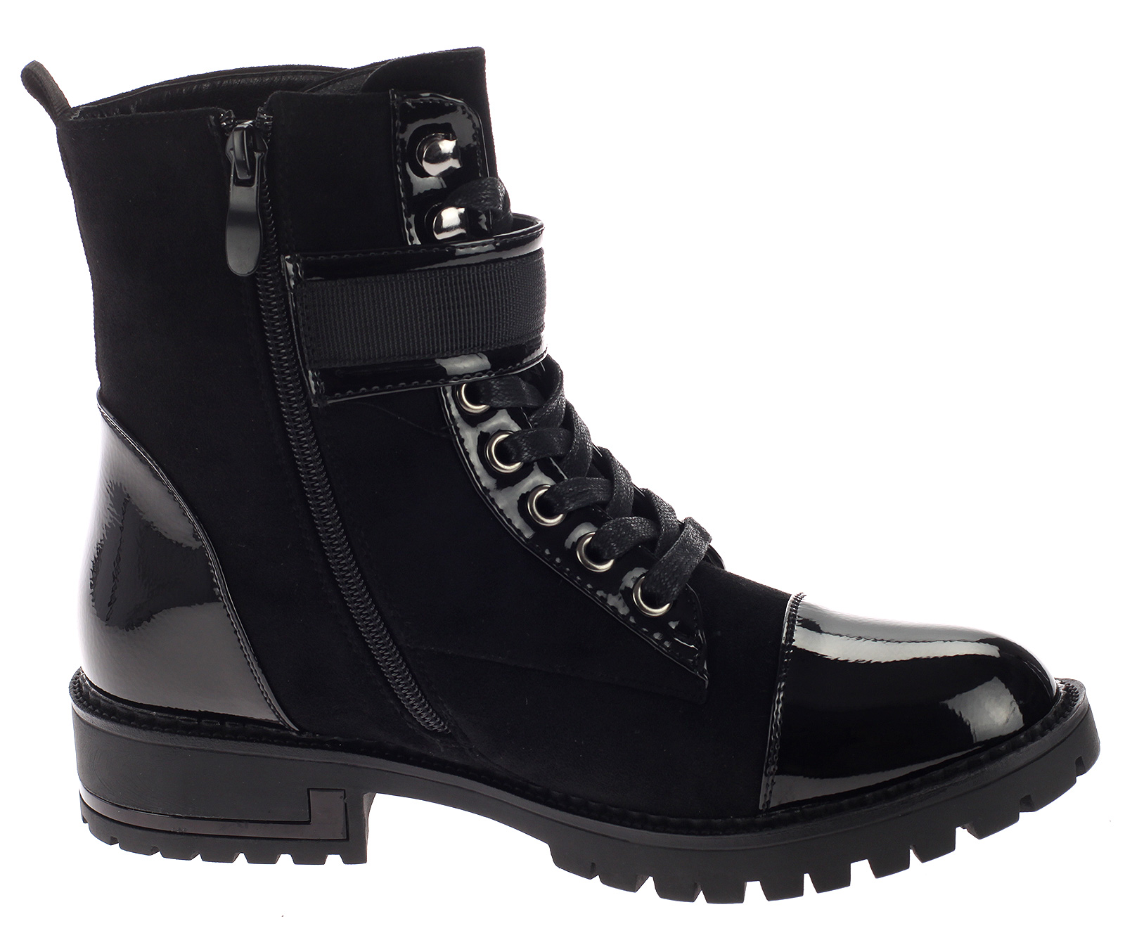 Damen Stiefeletten Boots Gefüttert Schwarz Damen Stiefeletten Boots Gefüttert Schwarz