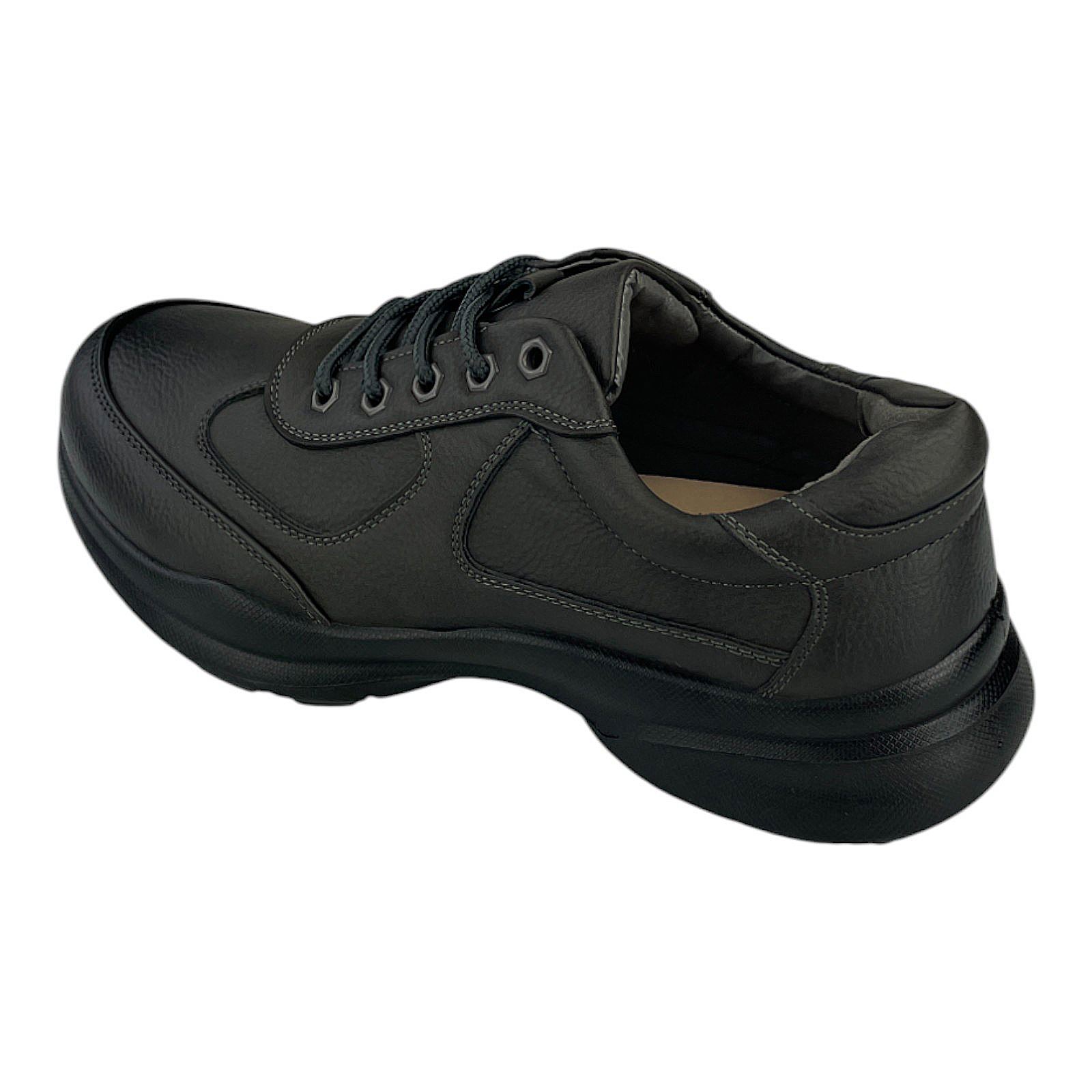 Herren Schnürer Halbschuhe Leder-Optik Freizeitschuhe Kunstleder 1382 Grau 40