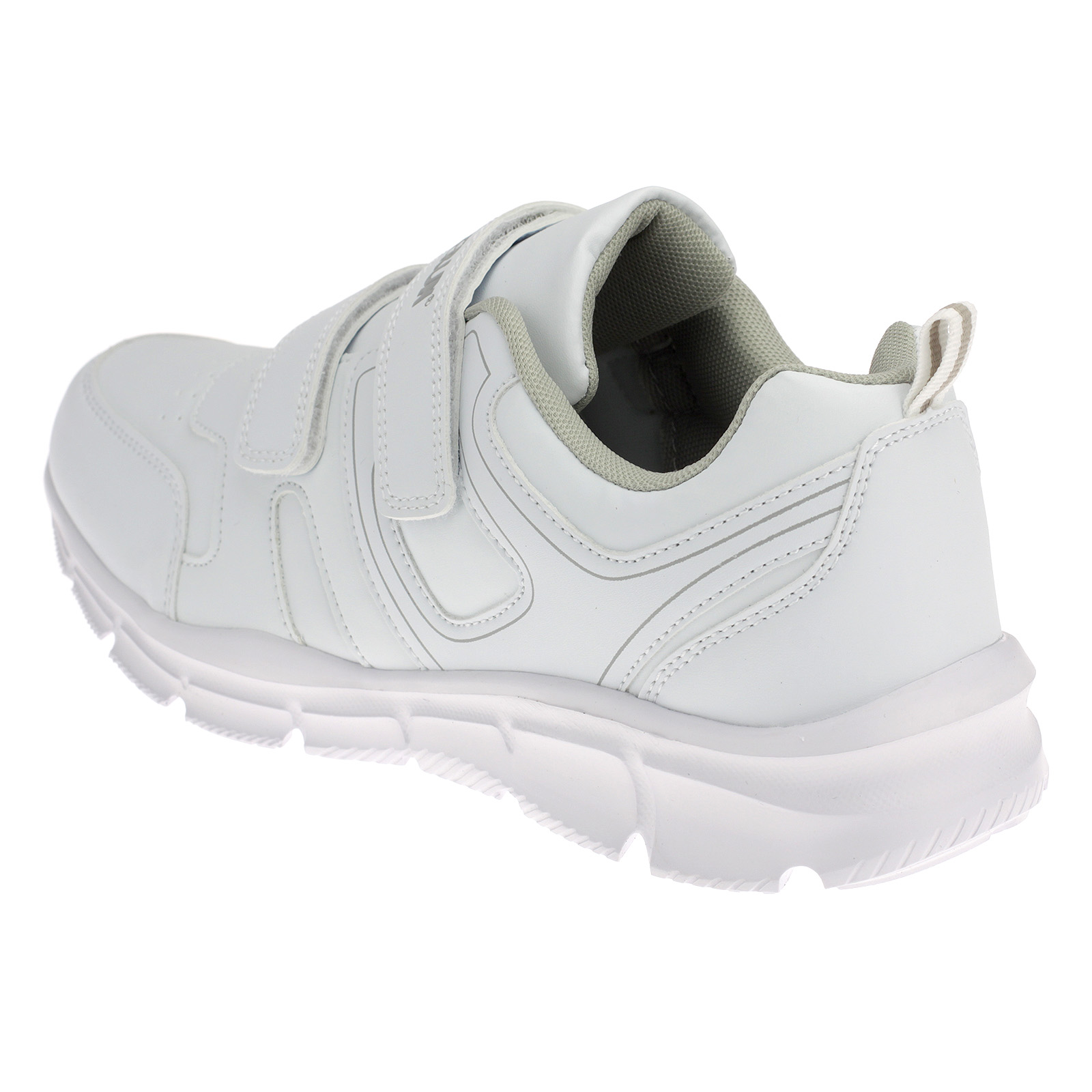 Sportschuhe mit Klettverschluss Sneaker Weiß 5786