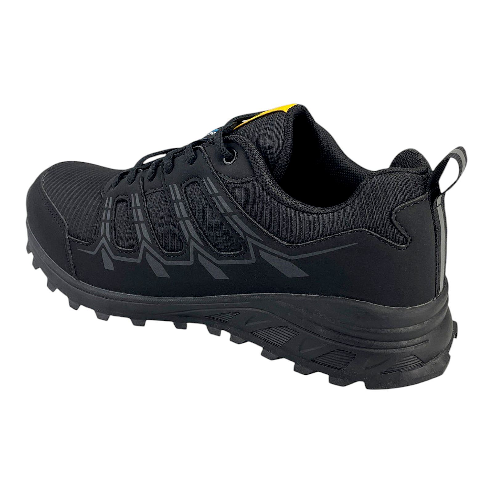 Herren Outdoor Schuhe Trail Sneaker Trekking rutschfest wasserabweisend bequem Schwarz 43