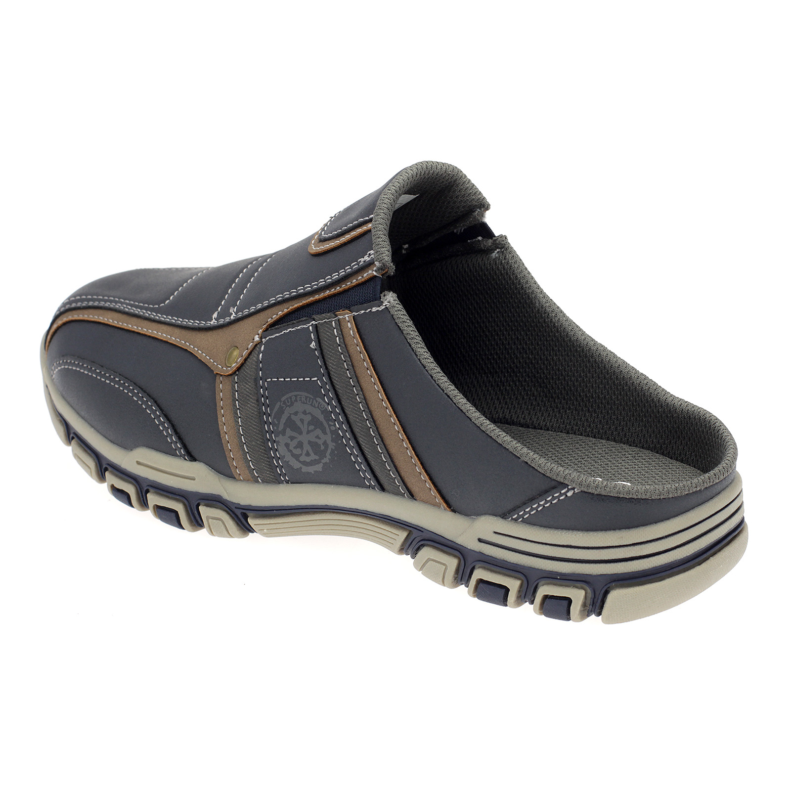 Herren Slipper Clogs Pantoletten 8120 Blau Herren Slipper Clogs Pantoletten 8120 Blau
