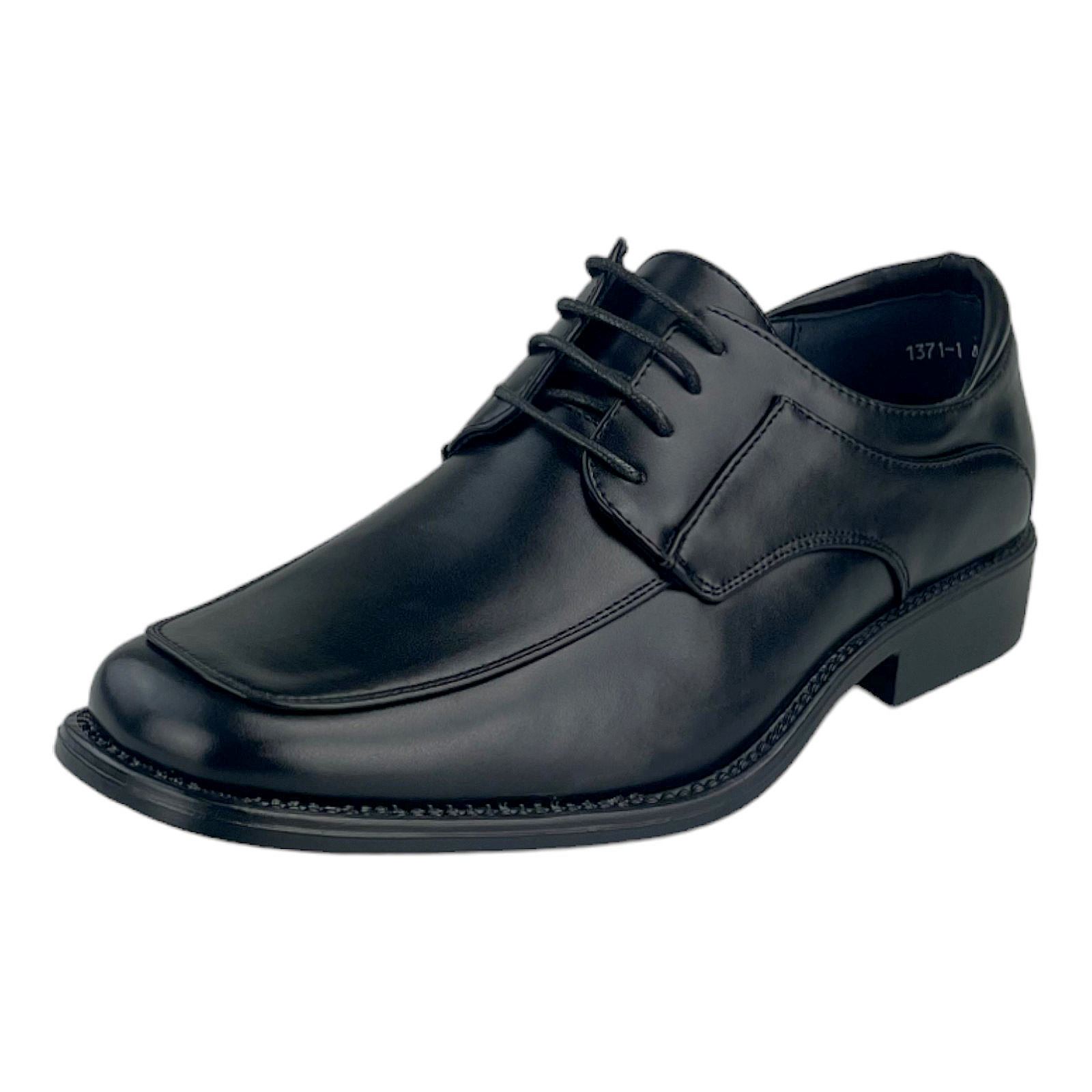 Herren Business Schnürer Halbschuhe Anzug Schuhe Abendschuhe Schwarz 41-46 1371-1-BLACK EUR 44