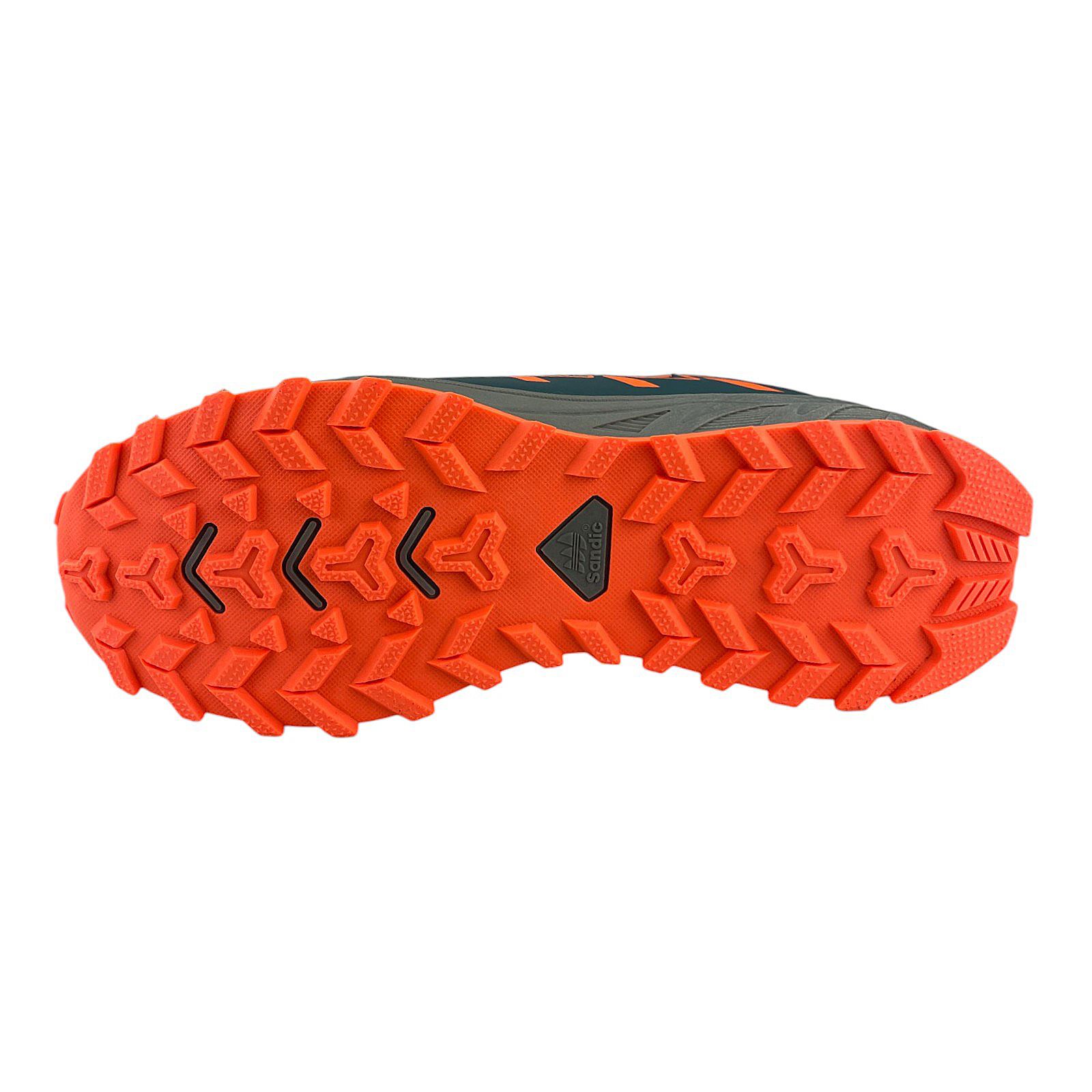 Herren Outdoor Schuhe Trail Sneaker Trekking rutschfest wasserabweisend bequem Blau Orange 43