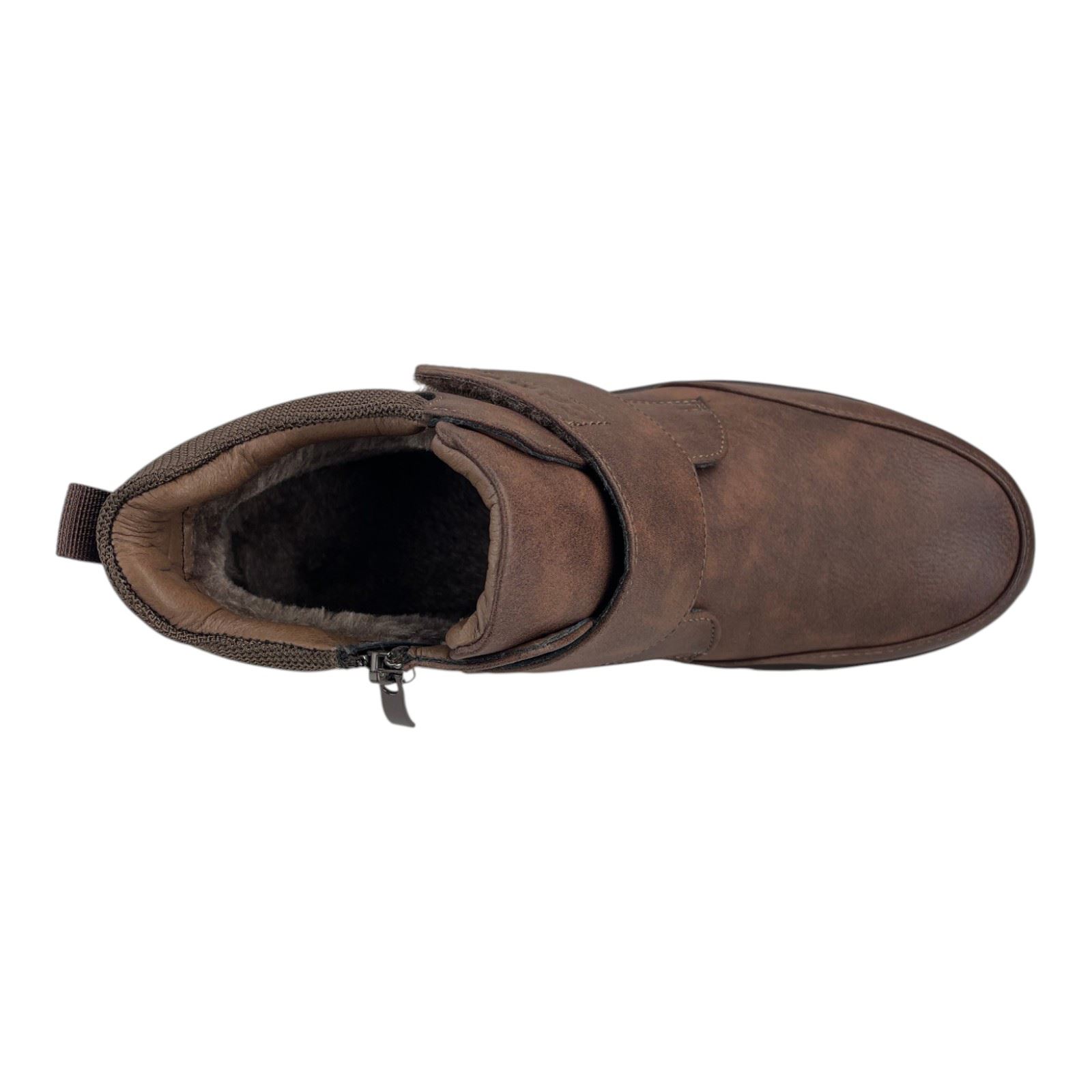 Herren Stiefeletten Stiefel Boots Gefüttert Herrenschuhe Freizeit Klettverschluss