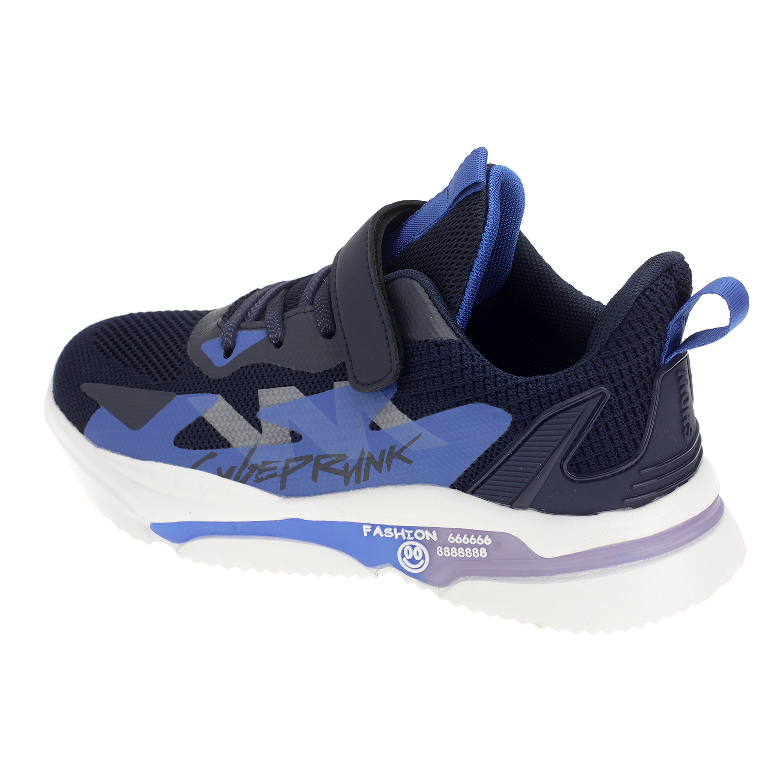 Kinder Sneaker mit Klettverschluss 4058 Blau