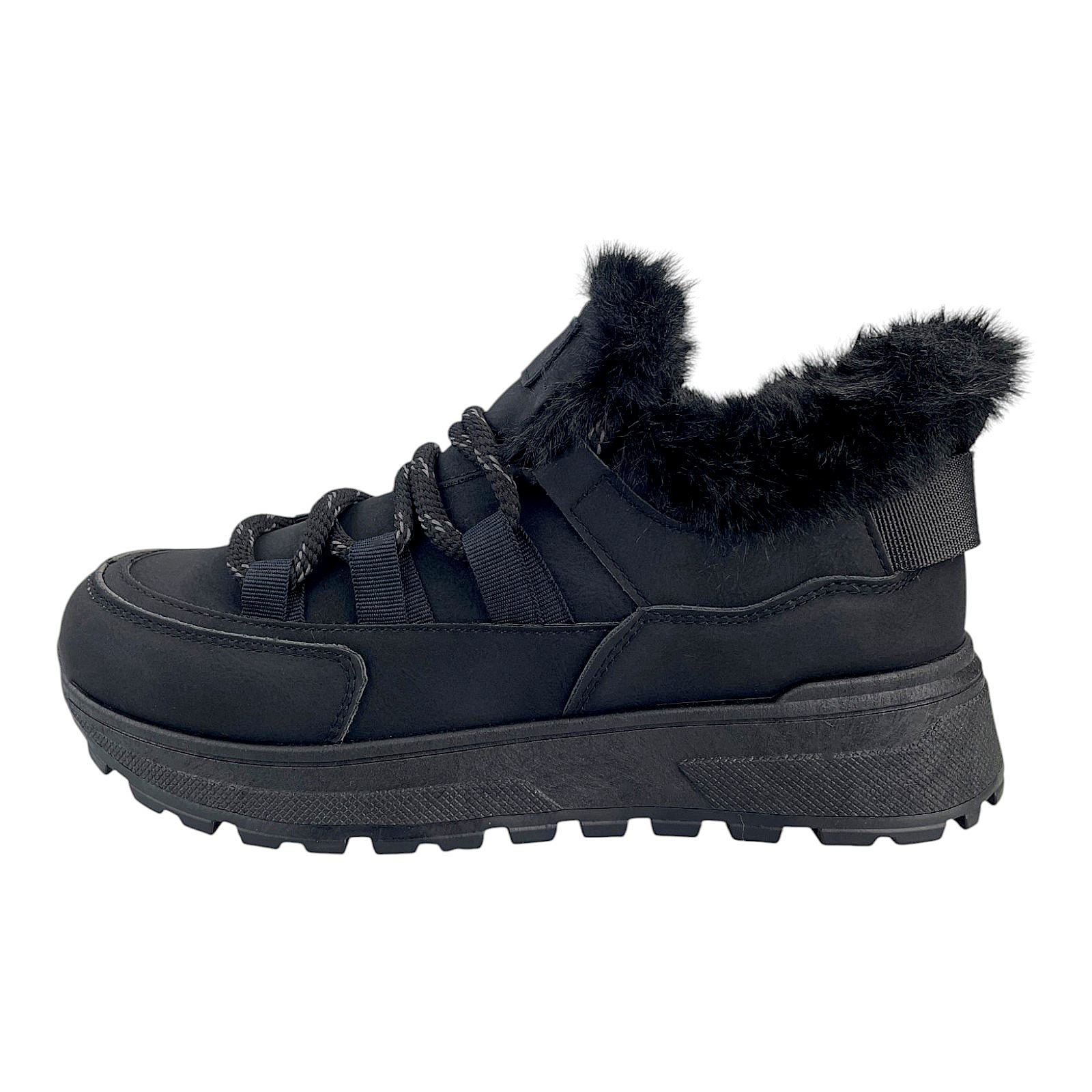 Damen Sneaker Gefüttert Stiefeletten Boots Stiefel Chunky Winterschuhe Warmfutter 8101