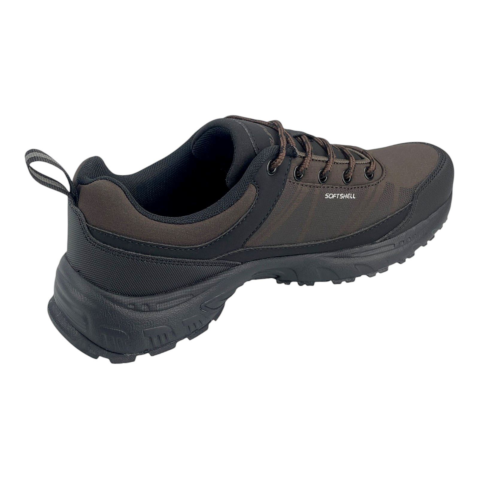 Herren Sneaker Trekkingschuhe Trail Outdoorschuhe Wandern Freizeit Soft Shell  Braun 41