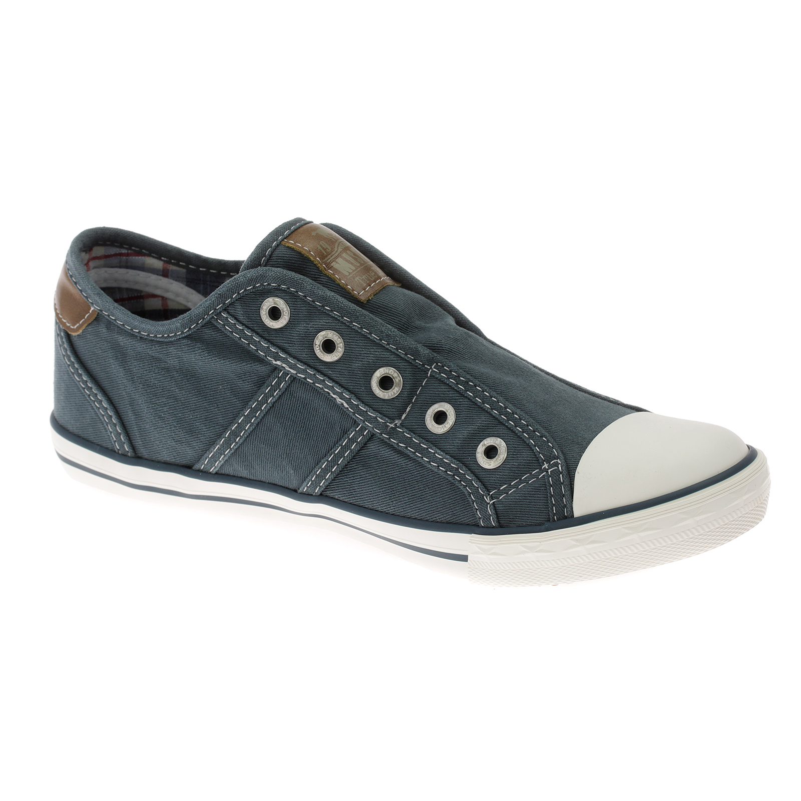 MUSTANG Trendige Low-Top Sneaker - Bequeme Slipper 1099-401