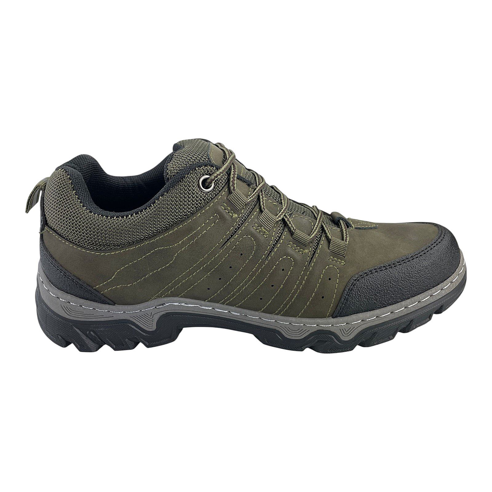 Herren Halbschuhe Outdoor Trekkingschuhe Wander Sneaker Schuhe Profilsohle 3019 Khaki 43