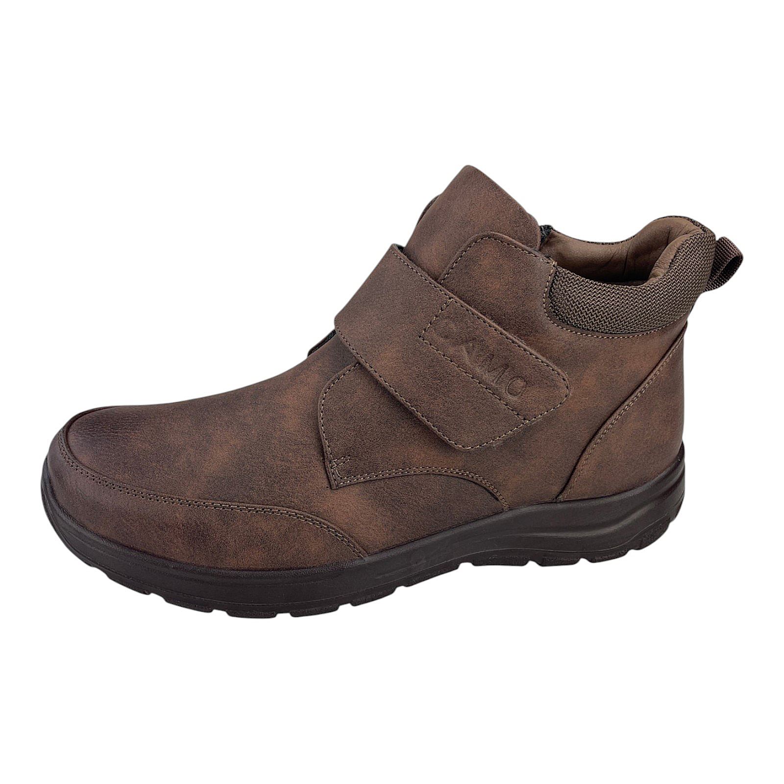 Herren Stiefeletten Stiefel Boots Gefüttert Herrenschuhe Freizeit Klettverschluss