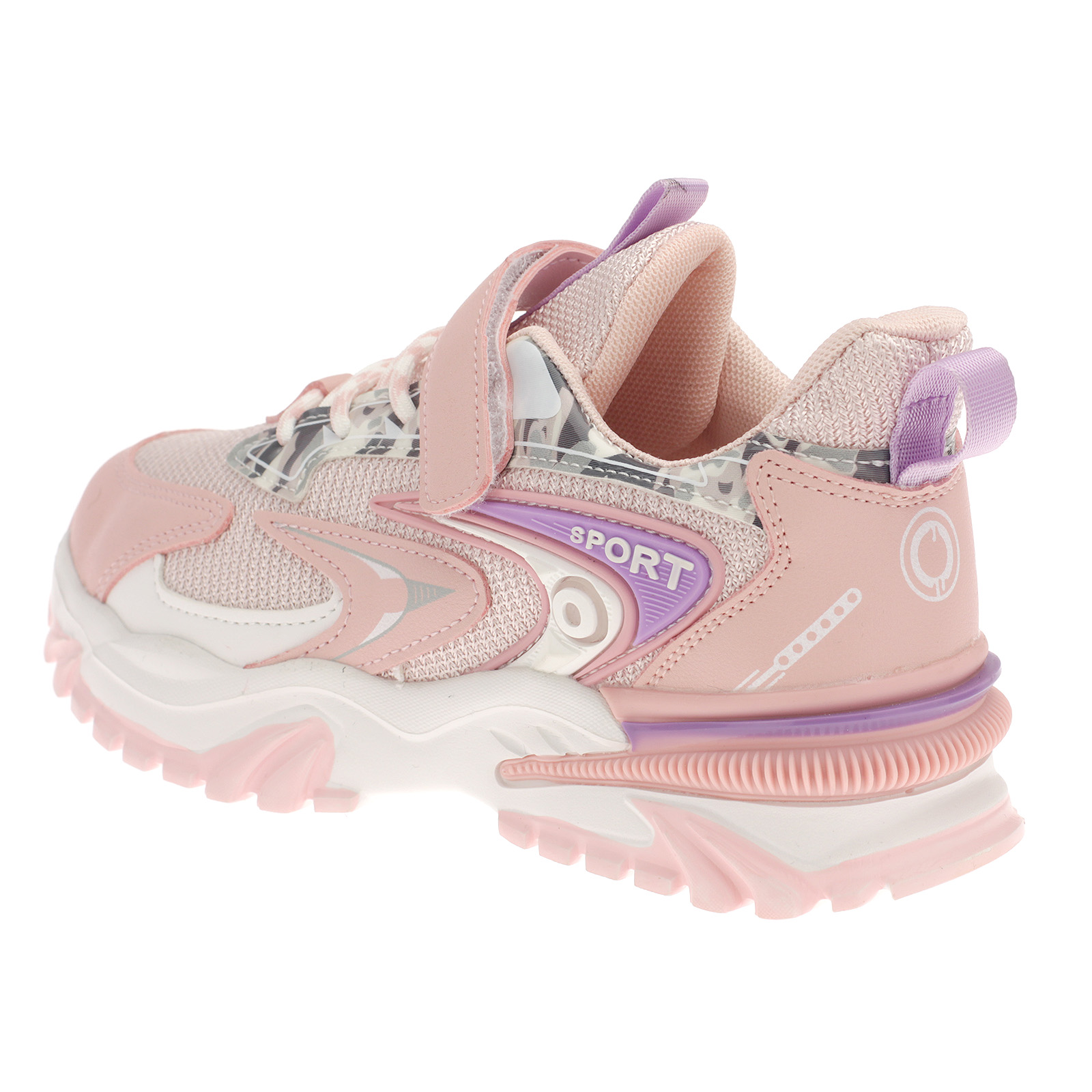 Kinderschuhe Sneaker Sportschuhe Turnschuhe Laufschuhe Klettverschluss 4052 Weiß Pink EUR 32