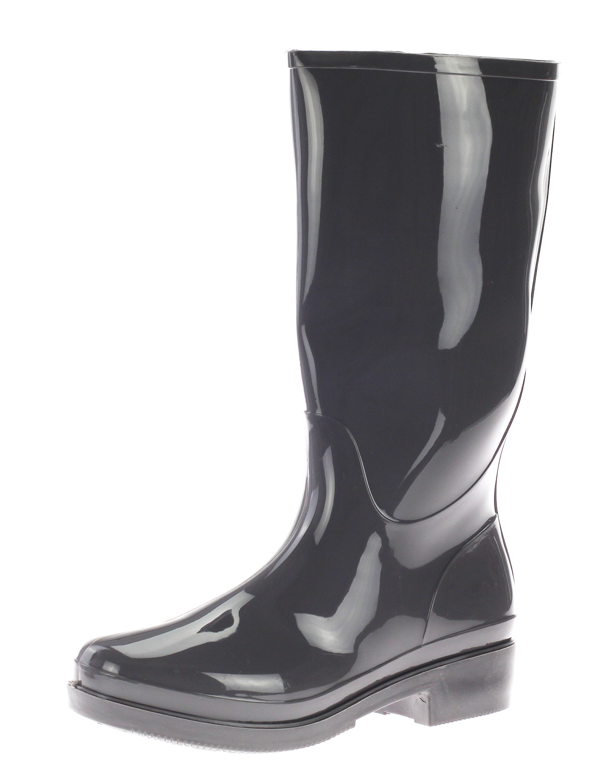 Damen Gummistiefel Regenstiefel Gummischuhe Lack Stiefel Stiefelette Boots HM-23
