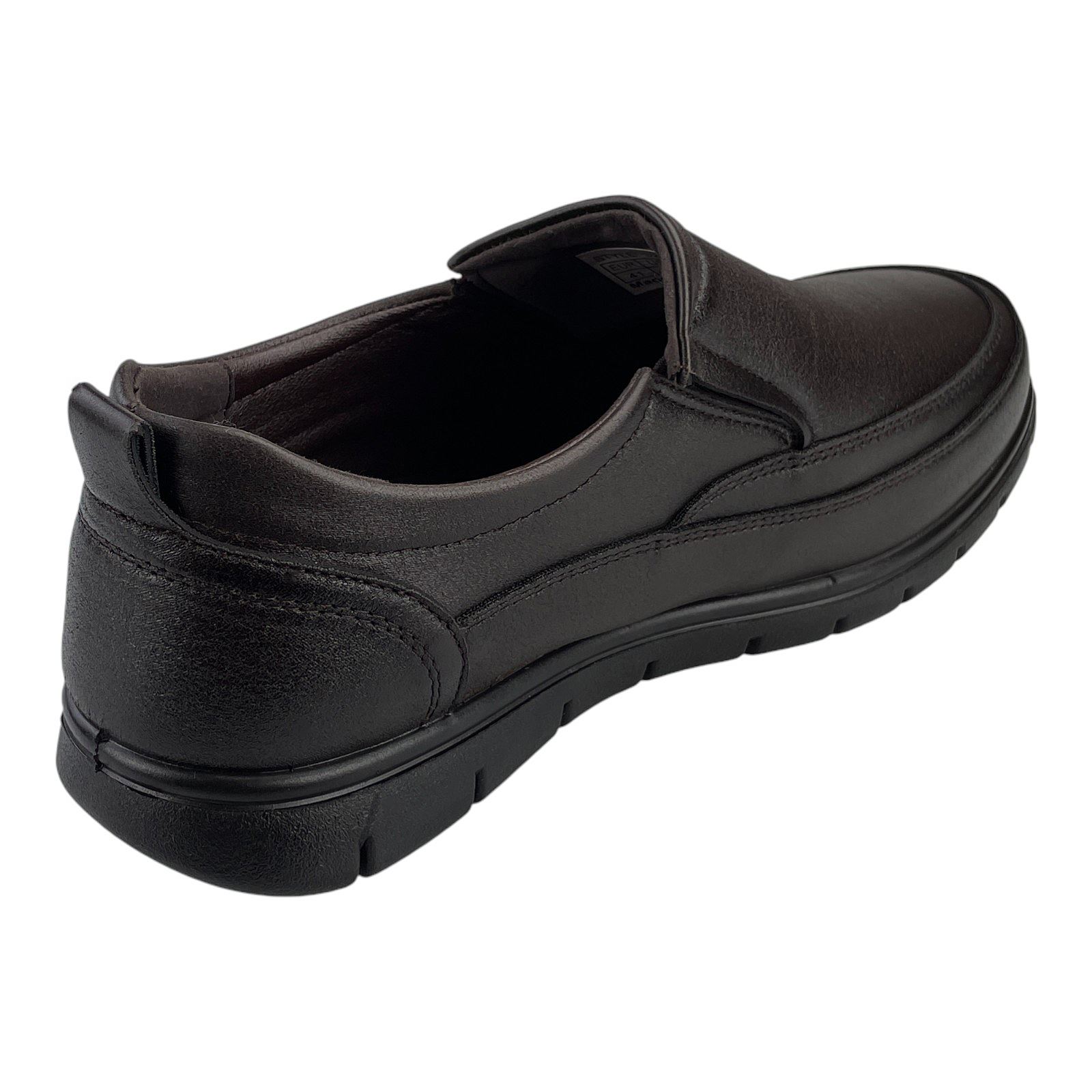 Herren Slipper Halbschuhe Schlupfschuhe Schuhe Business Abendschuhe 41-46 NEU Dunkelbraun 42
