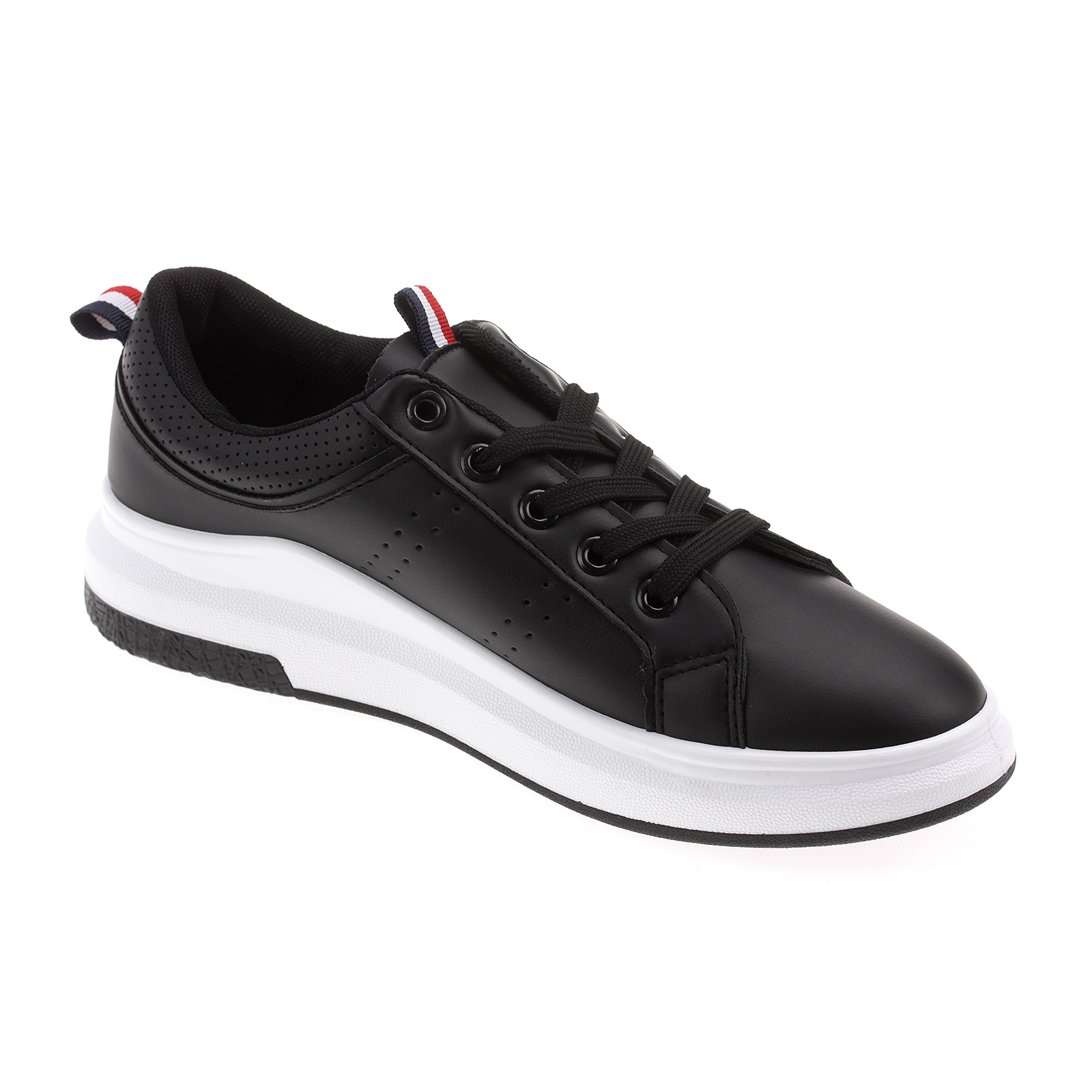 Damenschuhe Sneaker Halbschuhe Schnürschuhe Freizeitschuhe Schuhe 3402 Schwarz Weiß