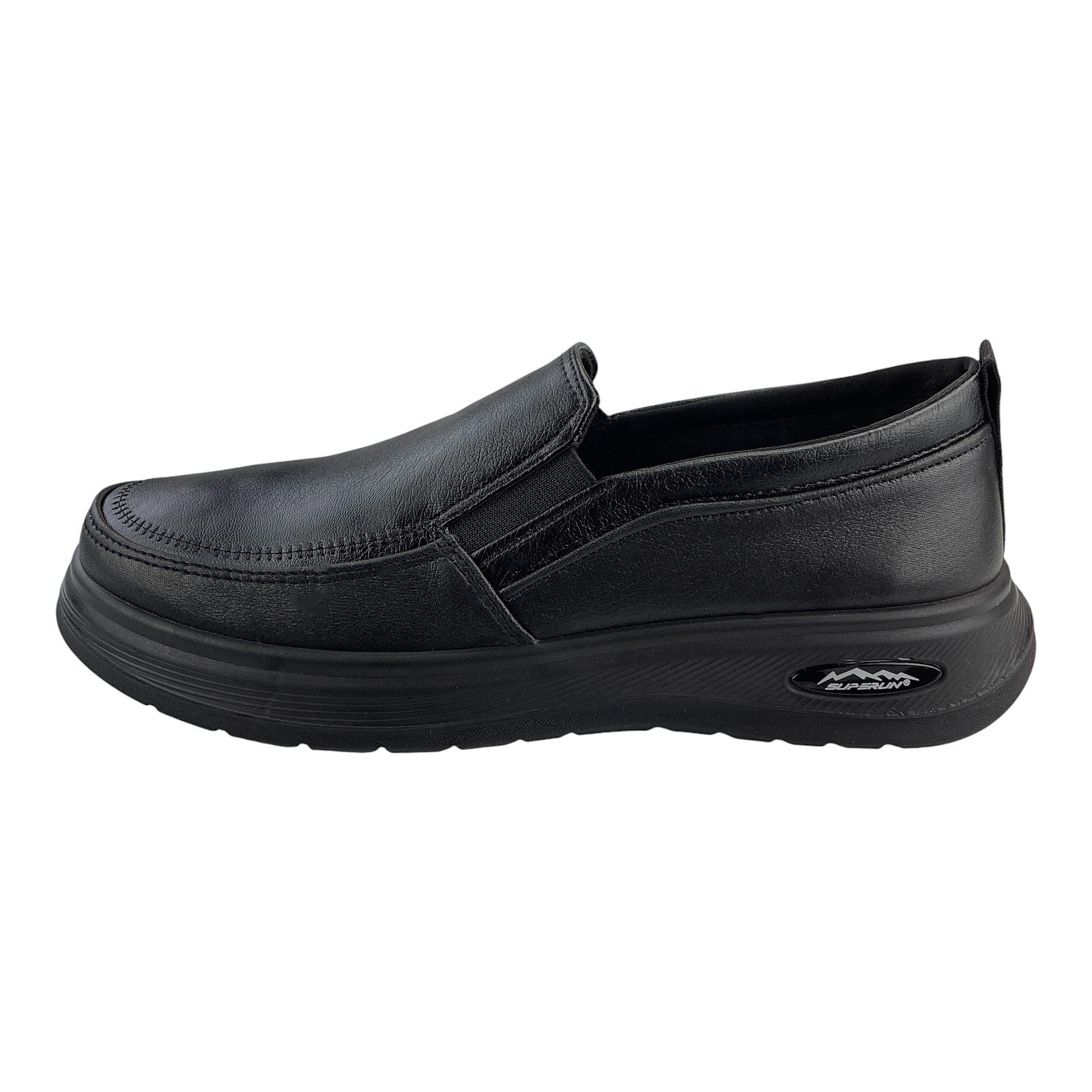 Herren Slipper Halbschuhe Schlupfschuhe Schuhe Business Abendschuhe 41-46 NEU Schwarz 45