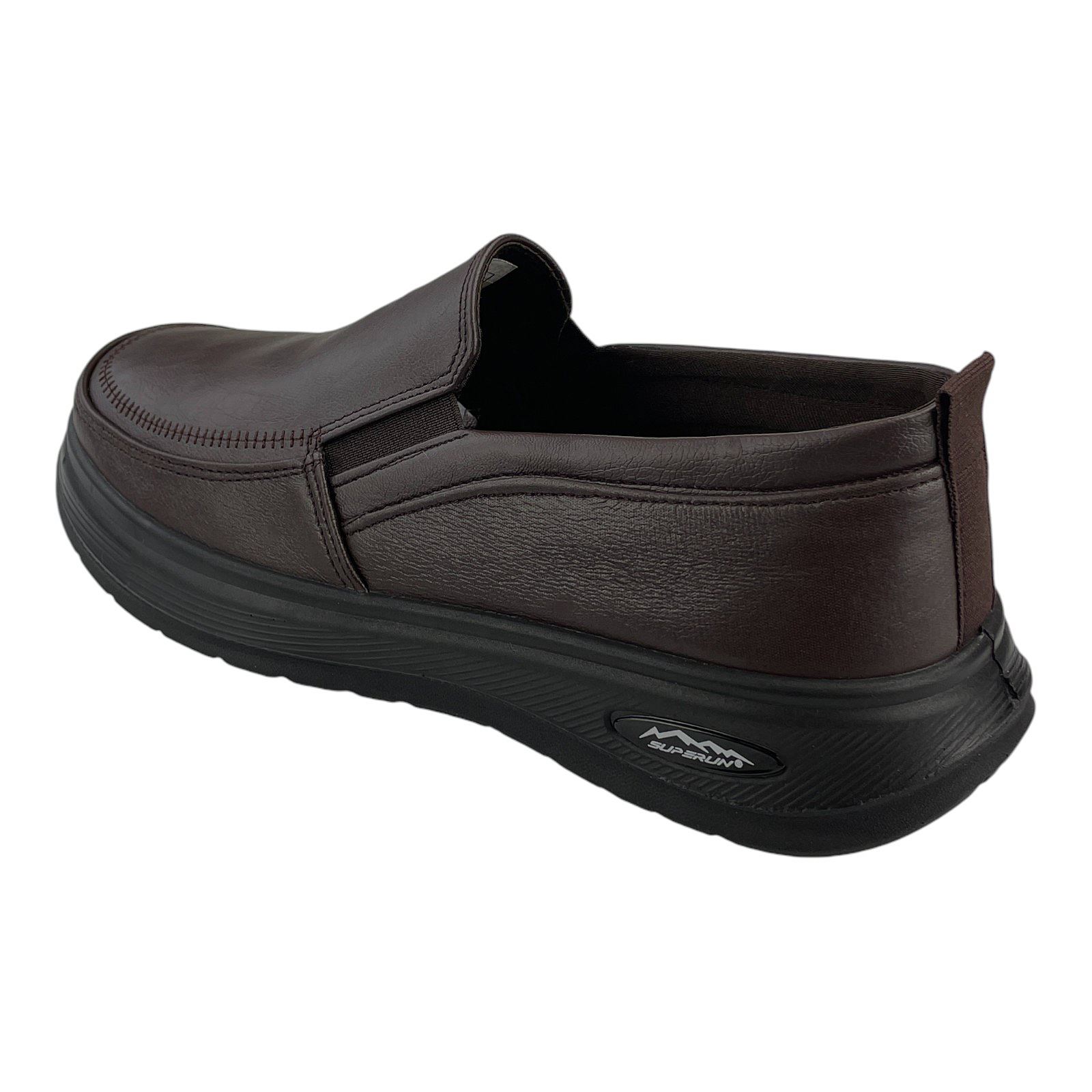 Herren Slipper Halbschuhe Schlupfschuhe Schuhe Business Abendschuhe 41-46 NEU Braun 45