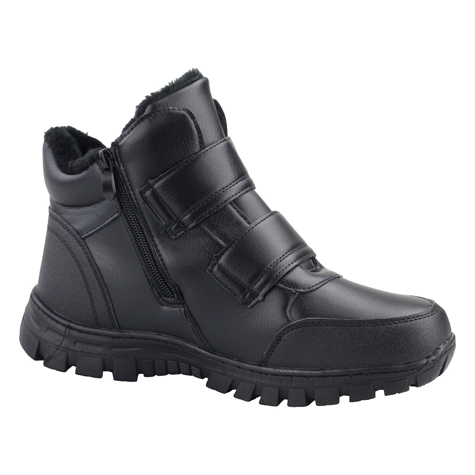 Winterstiefel für Herren mit Klettverschluss FL003-73