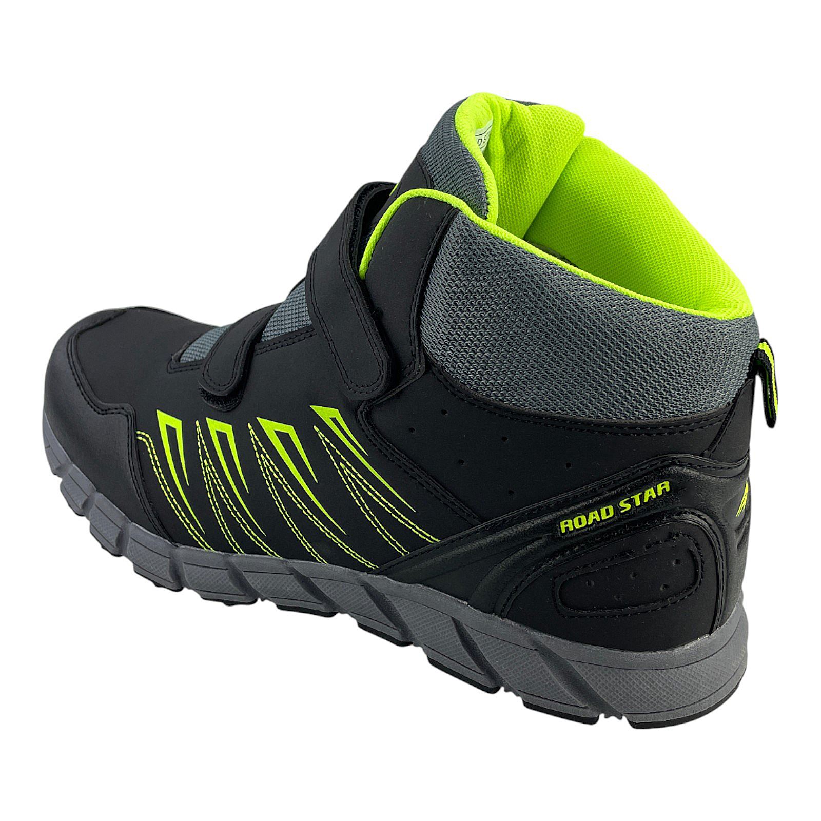 Herren Stiefel Übergröße Gefütterte Schuhe Trekkingschuhe Outdoorschuhe Boots Schwarz Grün 50