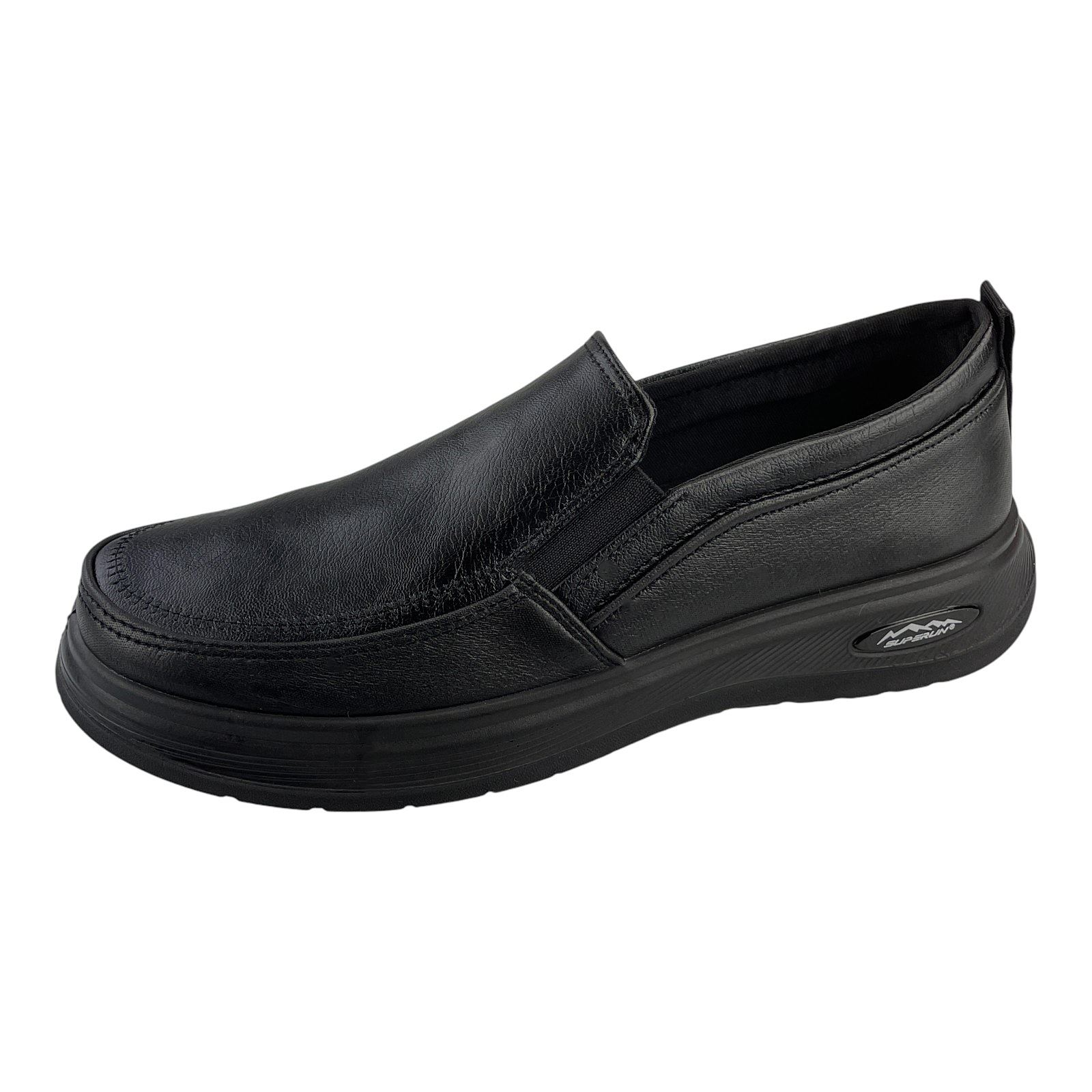 Herren Slipper Halbschuhe Schlupfschuhe Schuhe Business Abendschuhe 41-46 NEU Schwarz 45