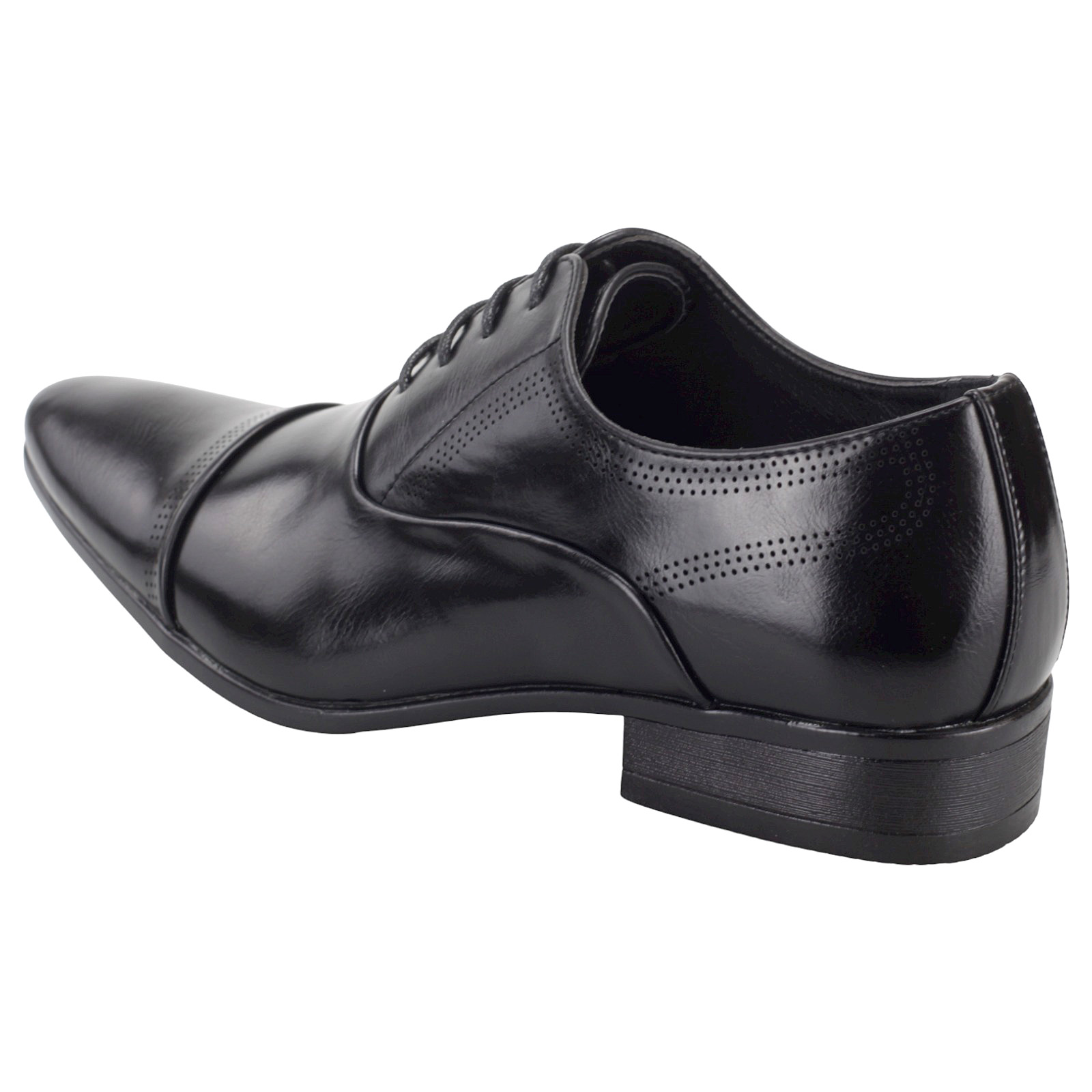 Herren Business Schuhe Halbschuhe Anzug Abendschuhe Schnürer Derby Elegant 1342 Schwarz 1343 EUR 45
