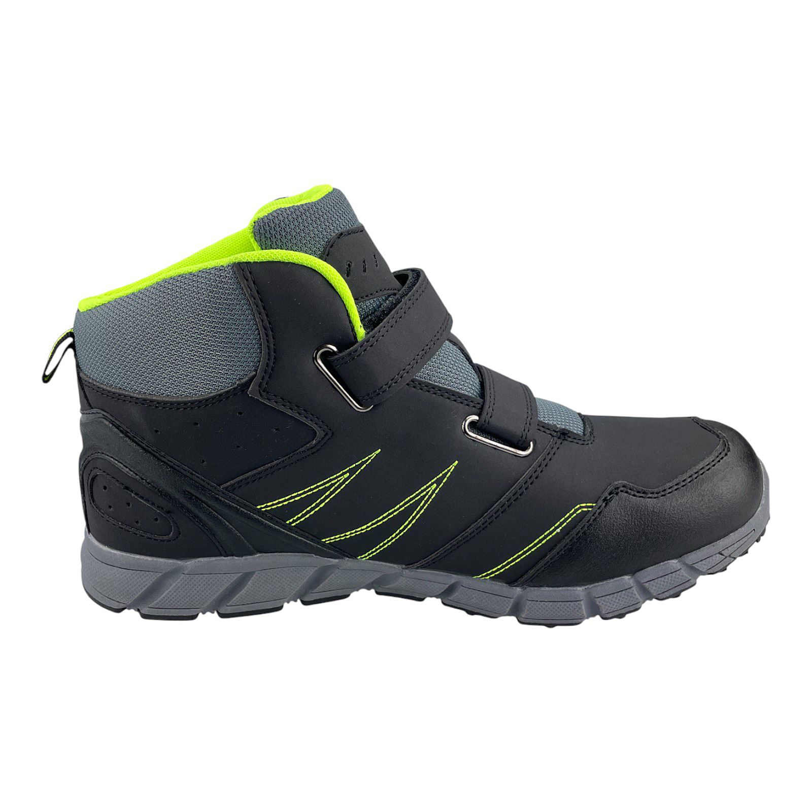 Herren Stiefel Übergröße Gefütterte Schuhe Trekkingschuhe Outdoorschuhe Boots Schwarz Grün 50