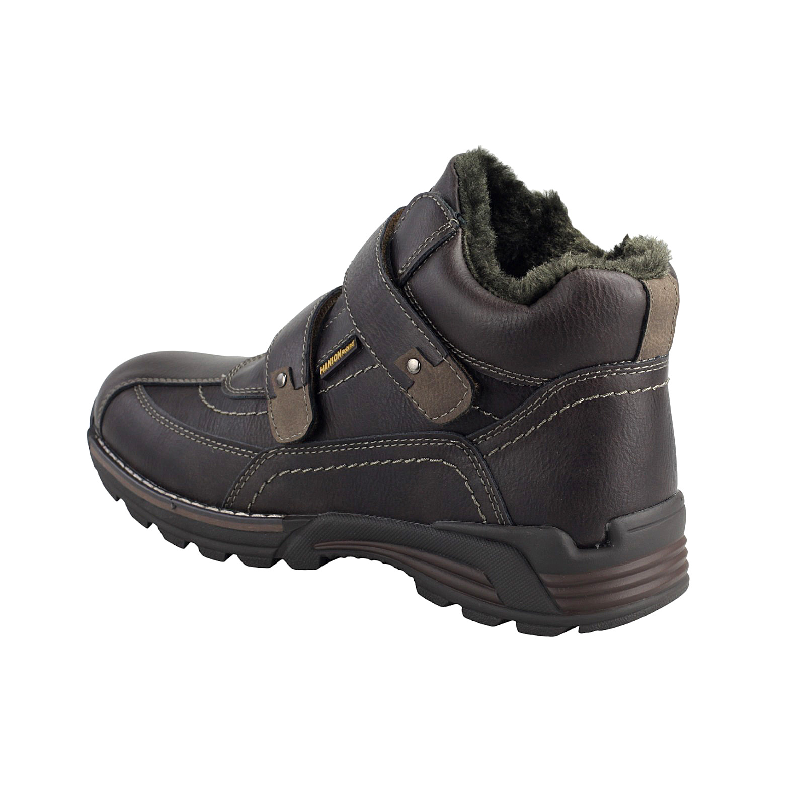 Herren Winterboots Stiefel mit Klettverschluss 9359