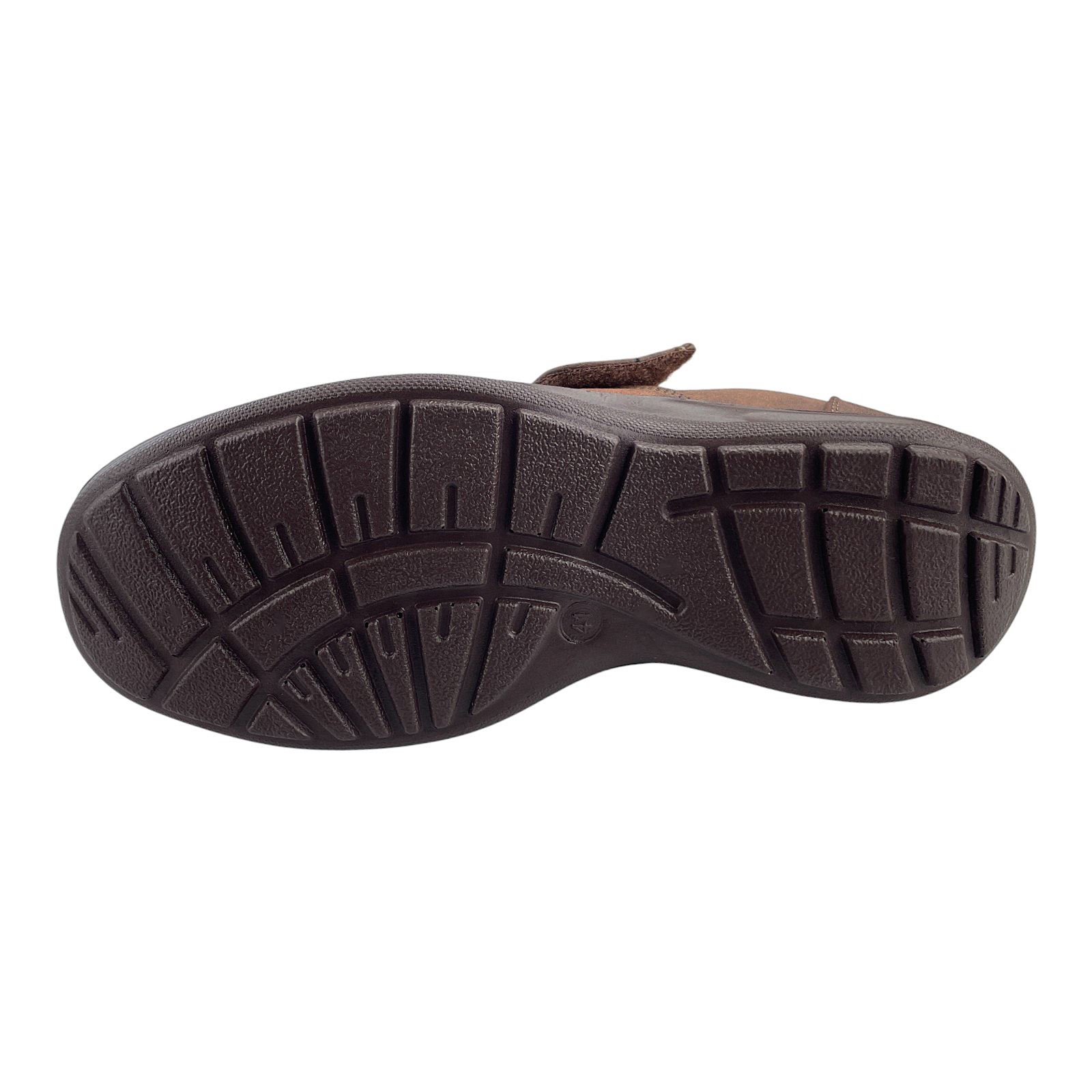 Herren Halbschuhe Klettverschluss Slipper Mokassins Schlupfschuhe Schuhe Neu Braun EUR 42