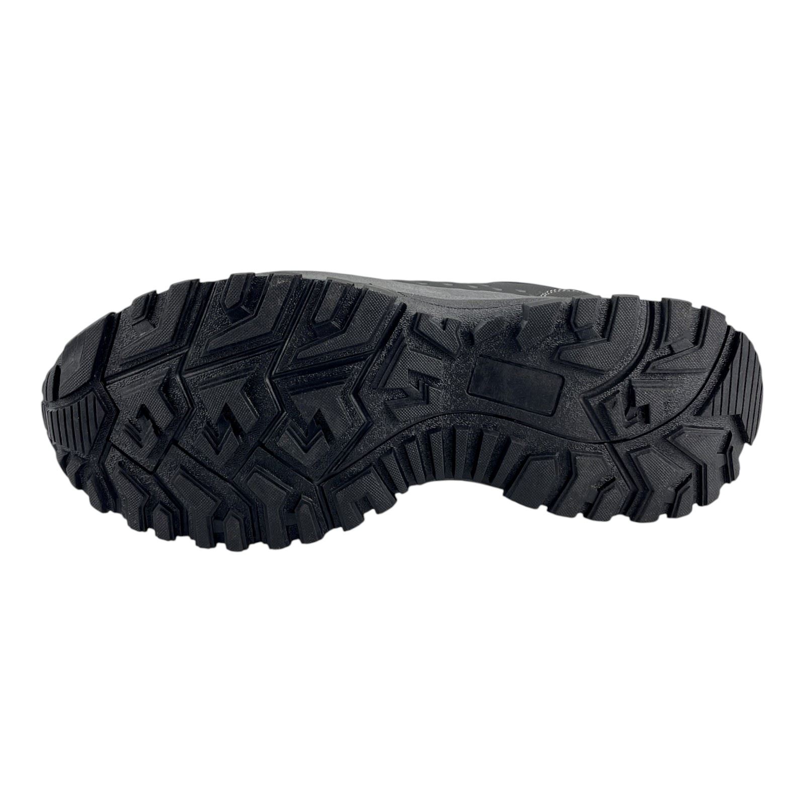 Herren Halbschuhe Trekkingschuhe Outdoor Klettverschluss Schuhe Profilsohle 8673 Schwarz 44