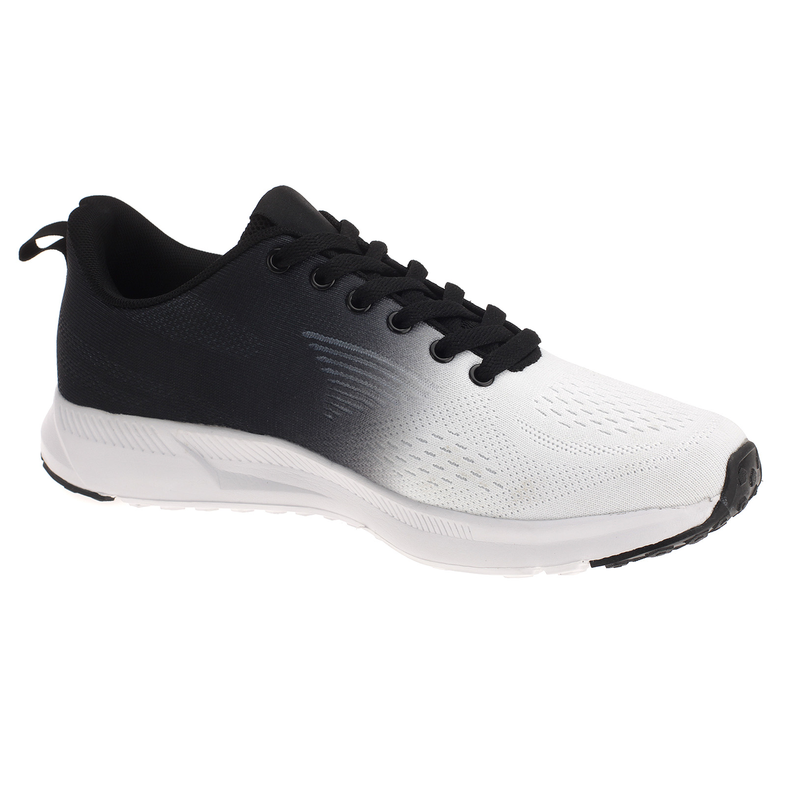 Herren Sneaker Sportschuhe in Weiss-Schwarz Herren Sneaker Sportschuhe in Weiss-Schwarz