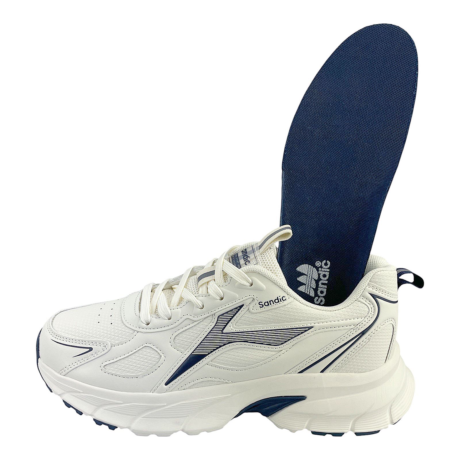Herren Sneaker Sportschuhe Turnschuhe Männer Freizeitschuhe für Jungen 6336 Hell Beige/ Dunkelblau 45