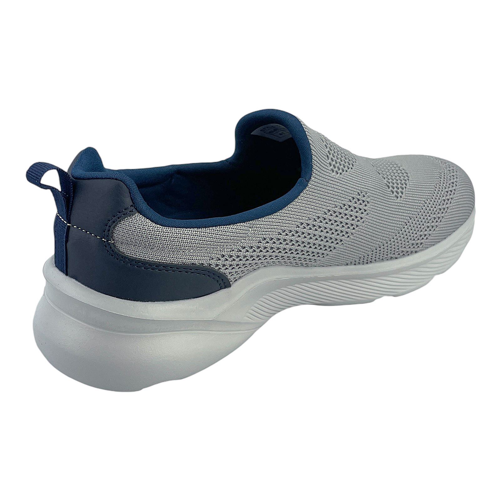 Herren Slipper Sneaker Textil Freizeit Schlupfschuhe Stoffschuhe Slip-On NEU  Grau 42