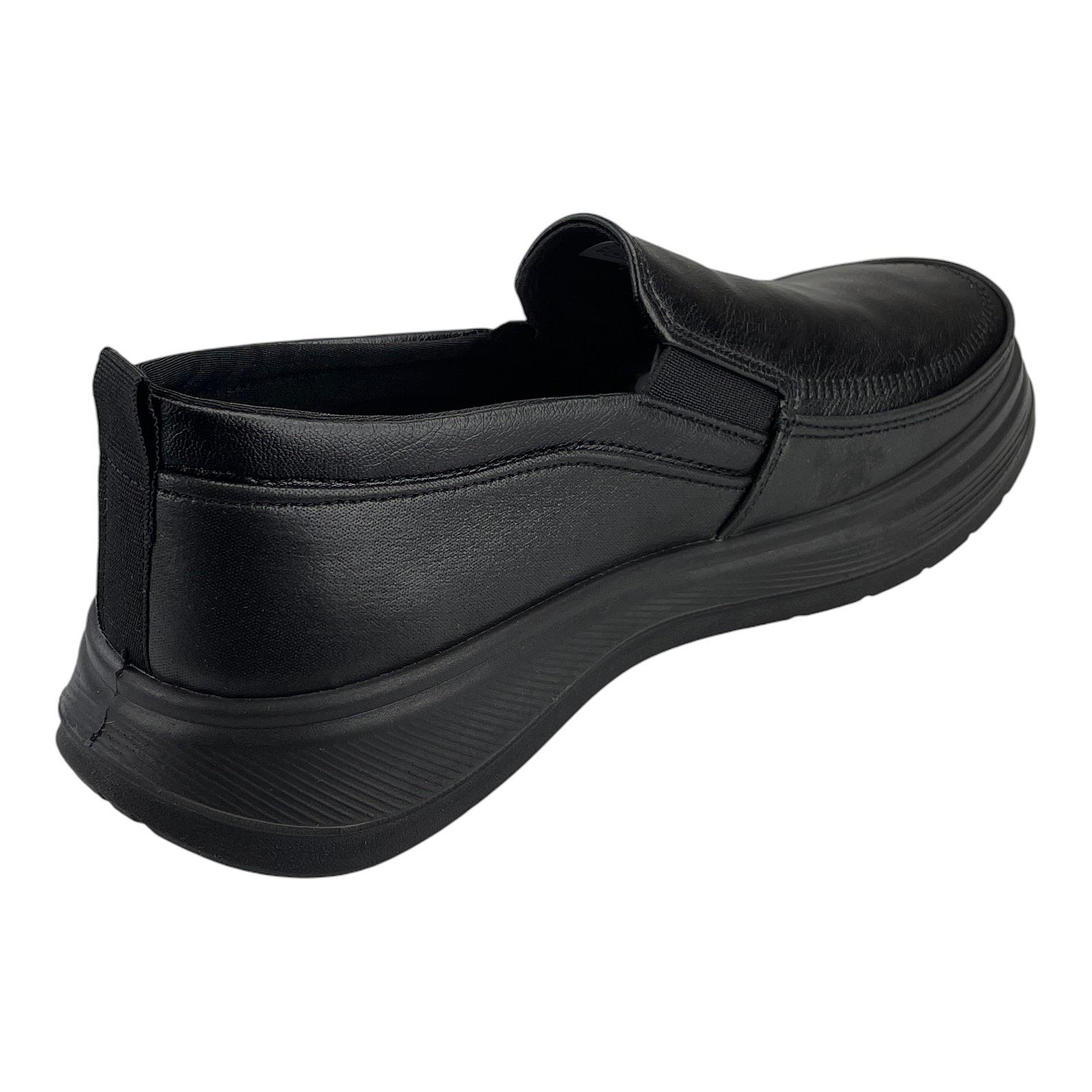 Herren Slipper Halbschuhe Schlupfschuhe Schuhe Business Abendschuhe 41-46 NEU Schwarz 45