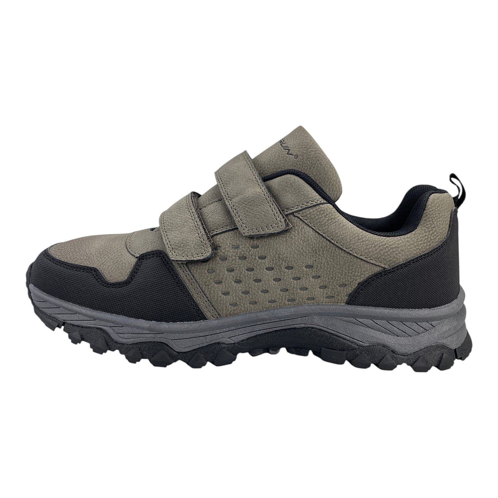 Herren Halbschuhe Trekkingschuhe Outdoor Klettverschluss Schuhe Profilsohle 
