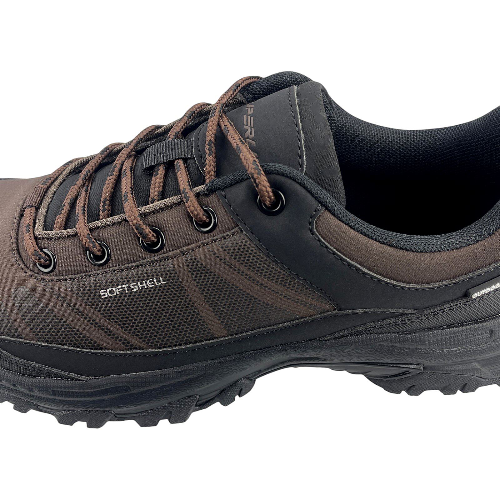 Herren Sneaker Trekkingschuhe Trail Outdoorschuhe Wandern Freizeit Soft Shell  Braun 41