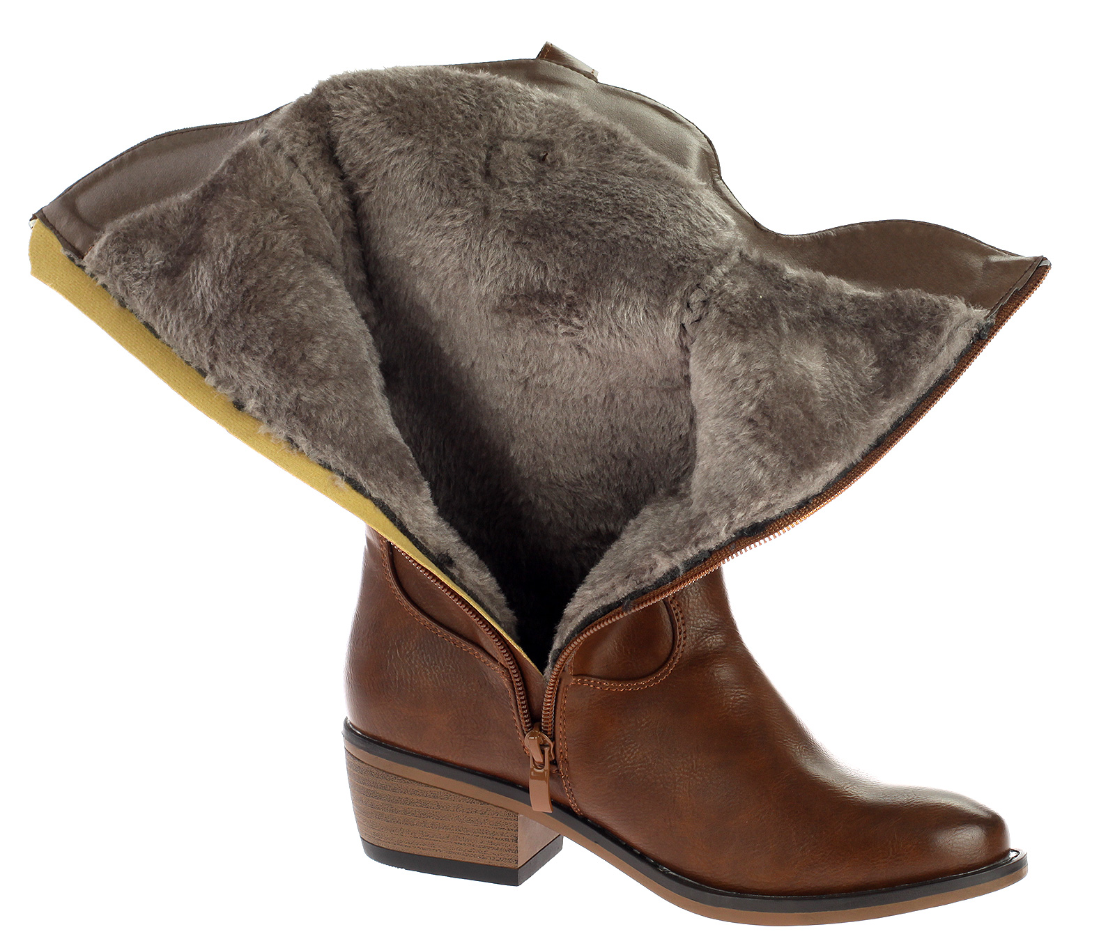 Damen Stiefel Cowboystiefel Boots Gefüttert Damen Stiefel Cowboystiefel Boots Gefüttert