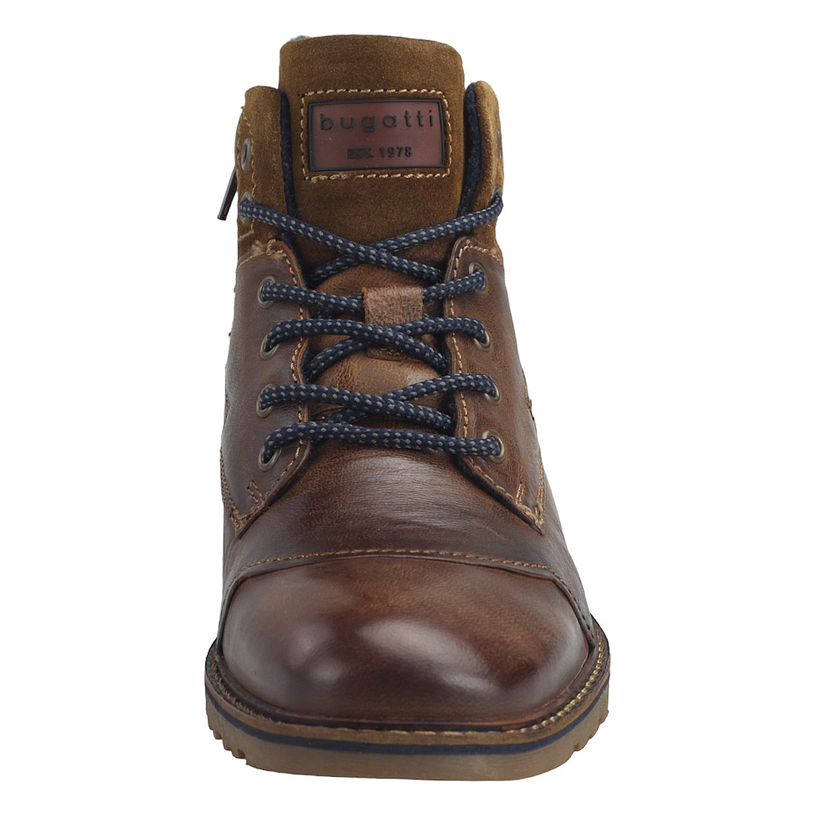BUGATTI Herren Leder Stiefel Braun A0U3G